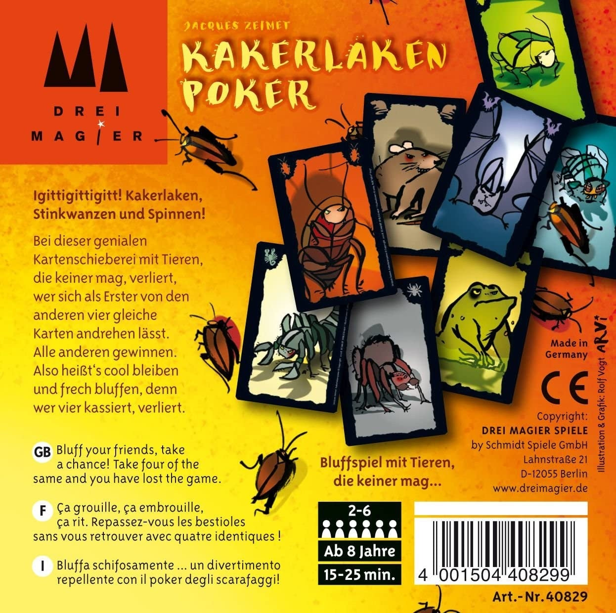 Kakerlakenpoker (GER/ENG/FRA/ITA)