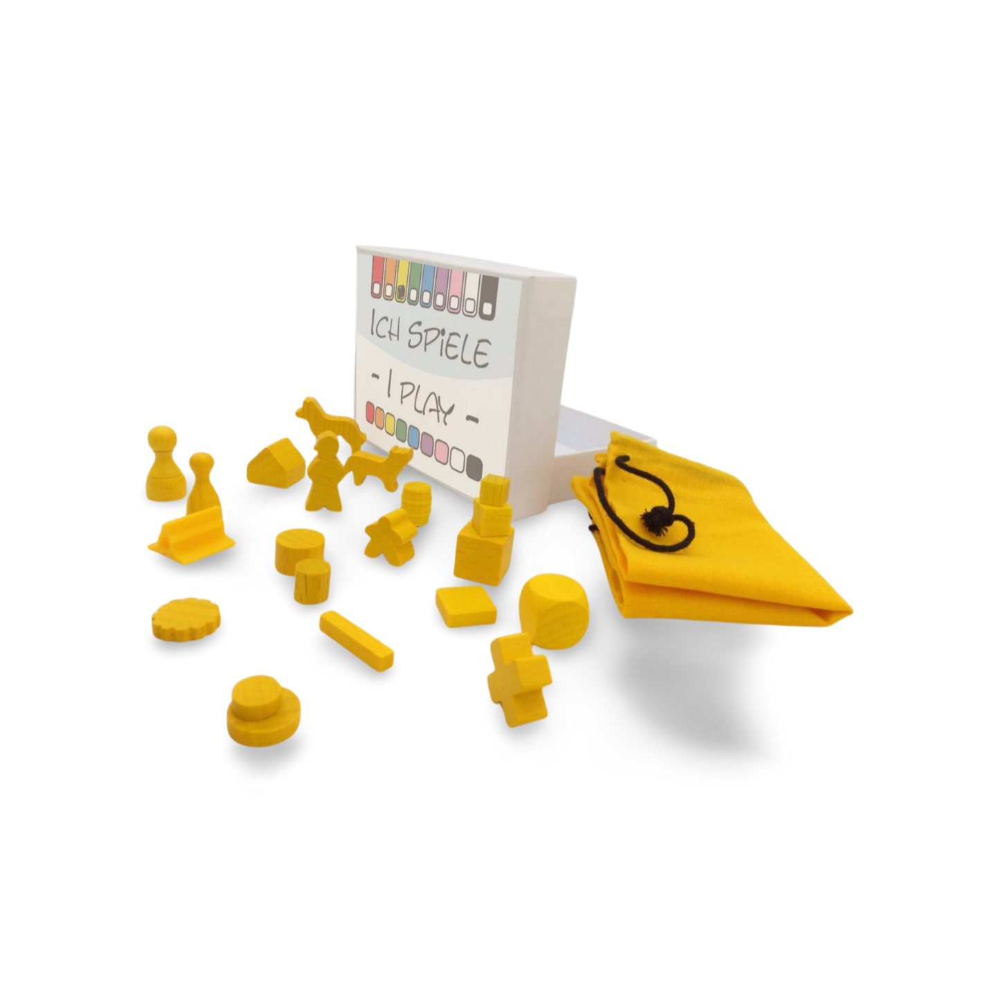 Aufkleber Ich spiele Farbe
