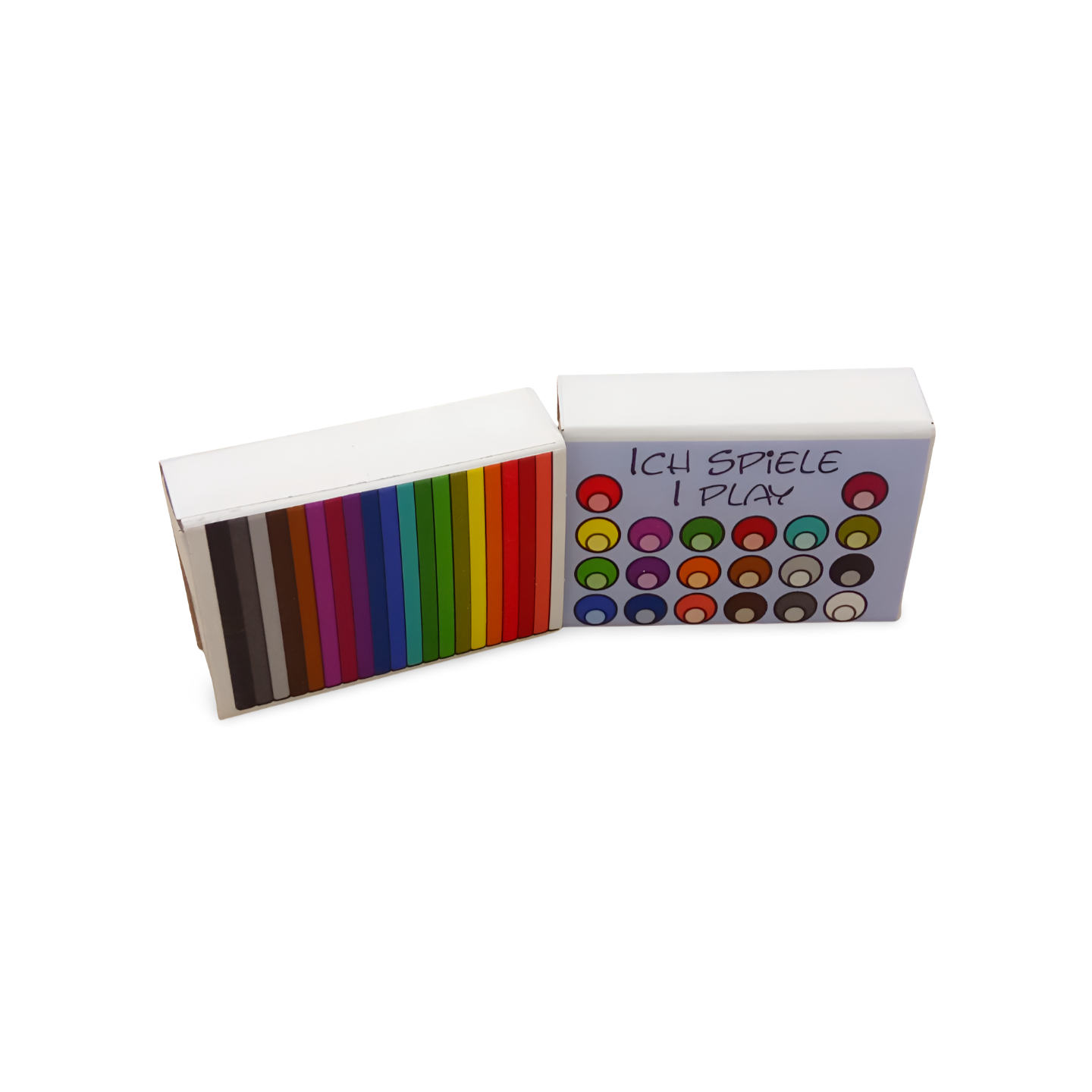 Aufkleber ich spiele Farbe klein