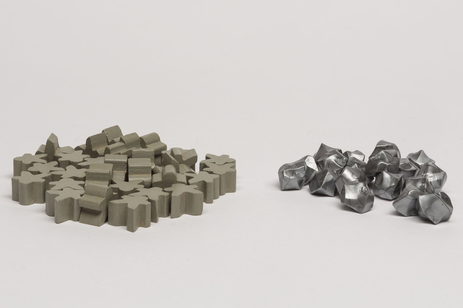 Set game pieces for Castles of Burgundy