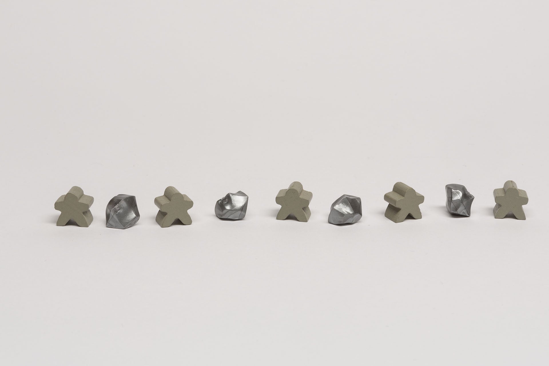 Set game pieces for Castles of Burgundy