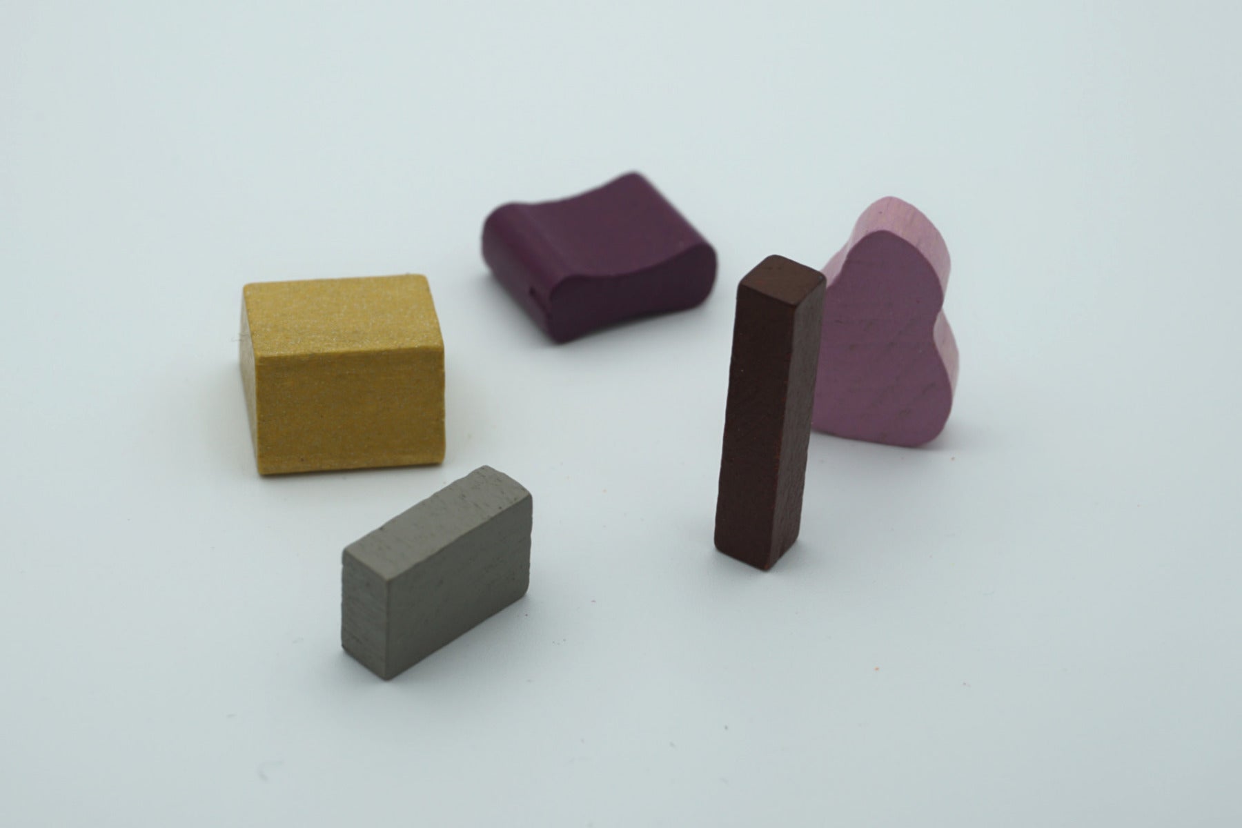 Set game pieces for Caylus