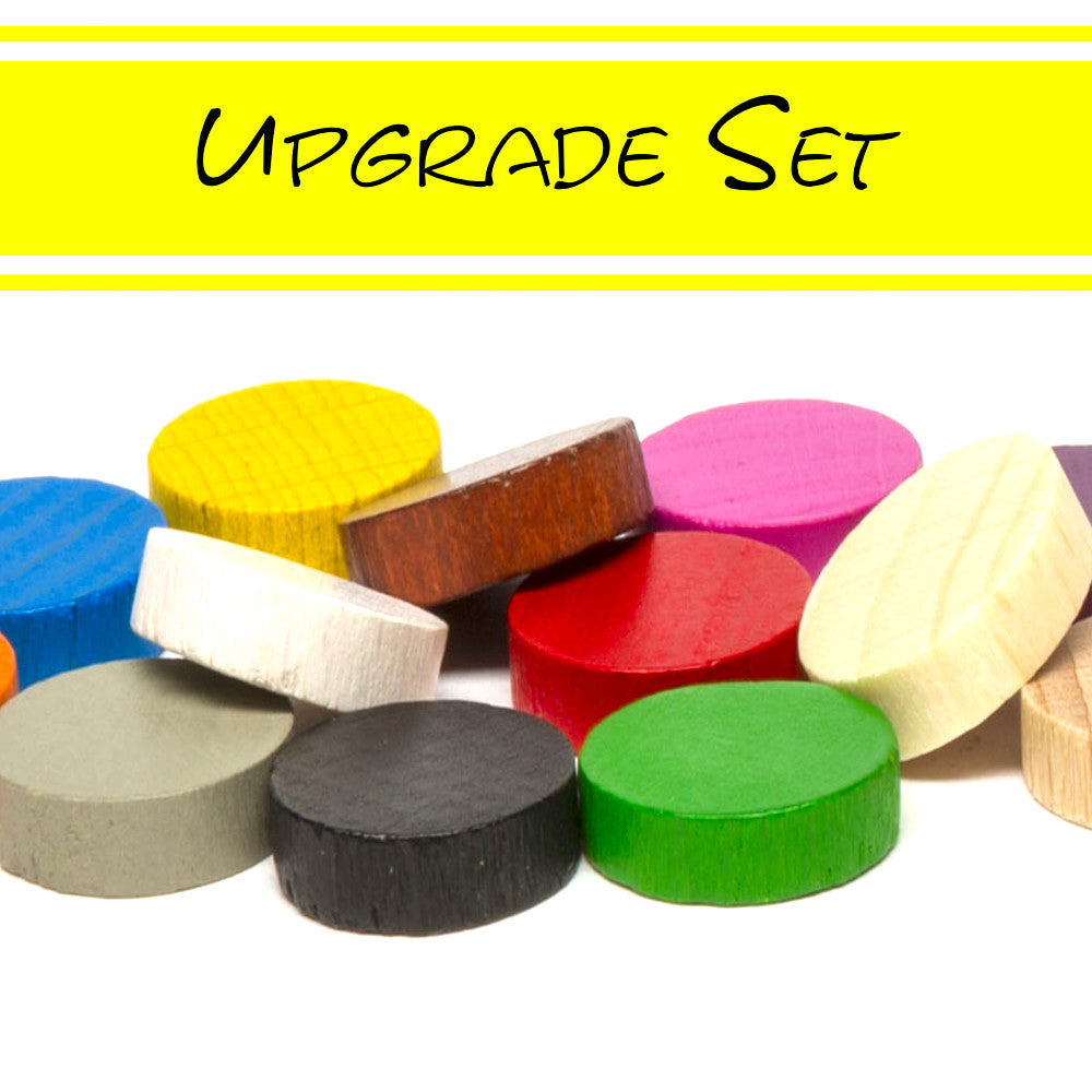 Holzspielteile für Quacksalber von Quedlinburg