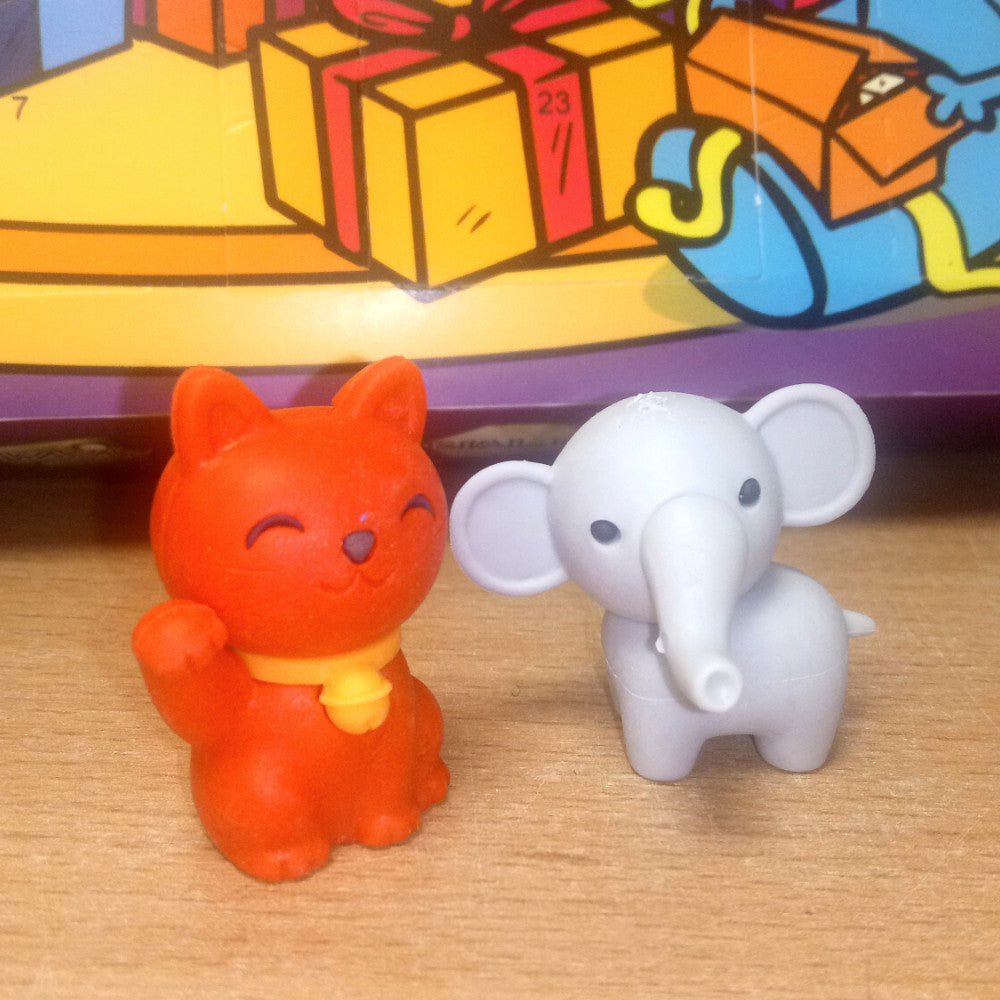 Advent Calendar Mix with Puzzle Erasers (Animals)