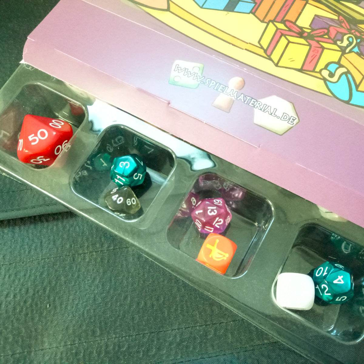 Advent calendar dice mix