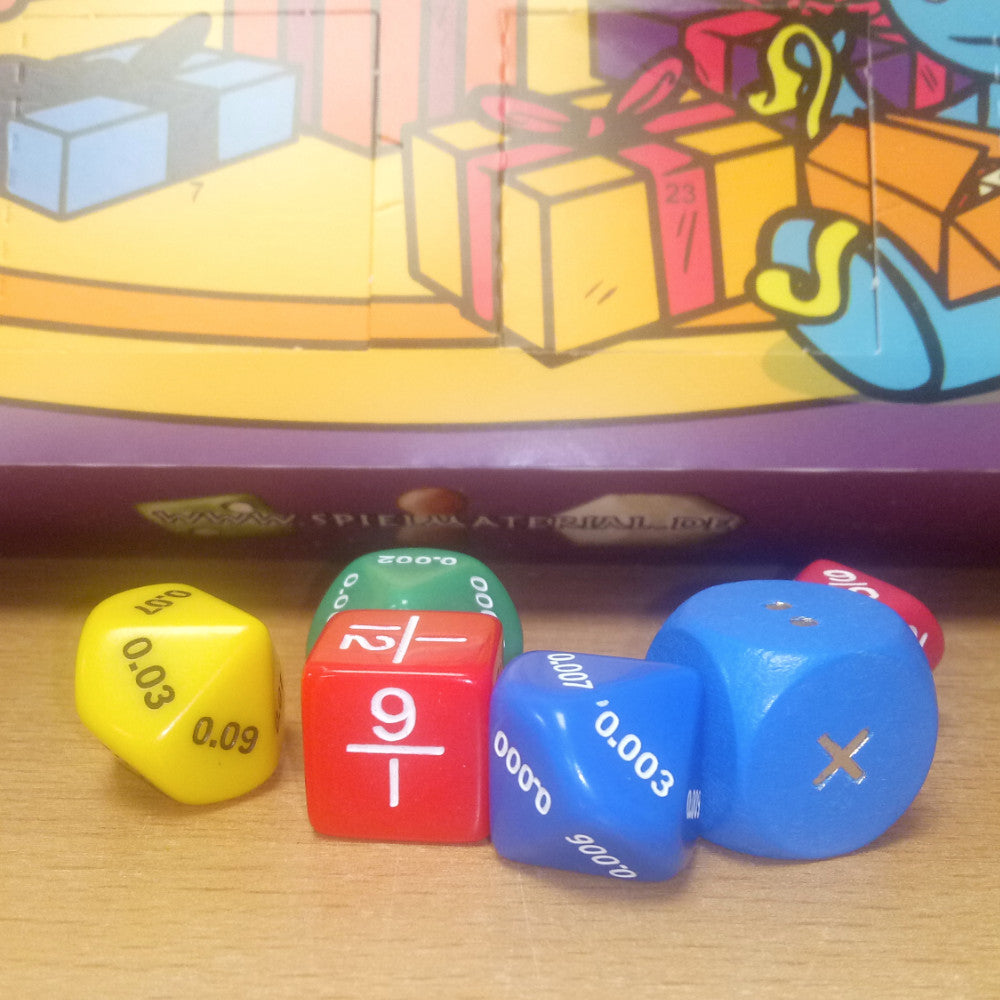 Advent calendar dice mix