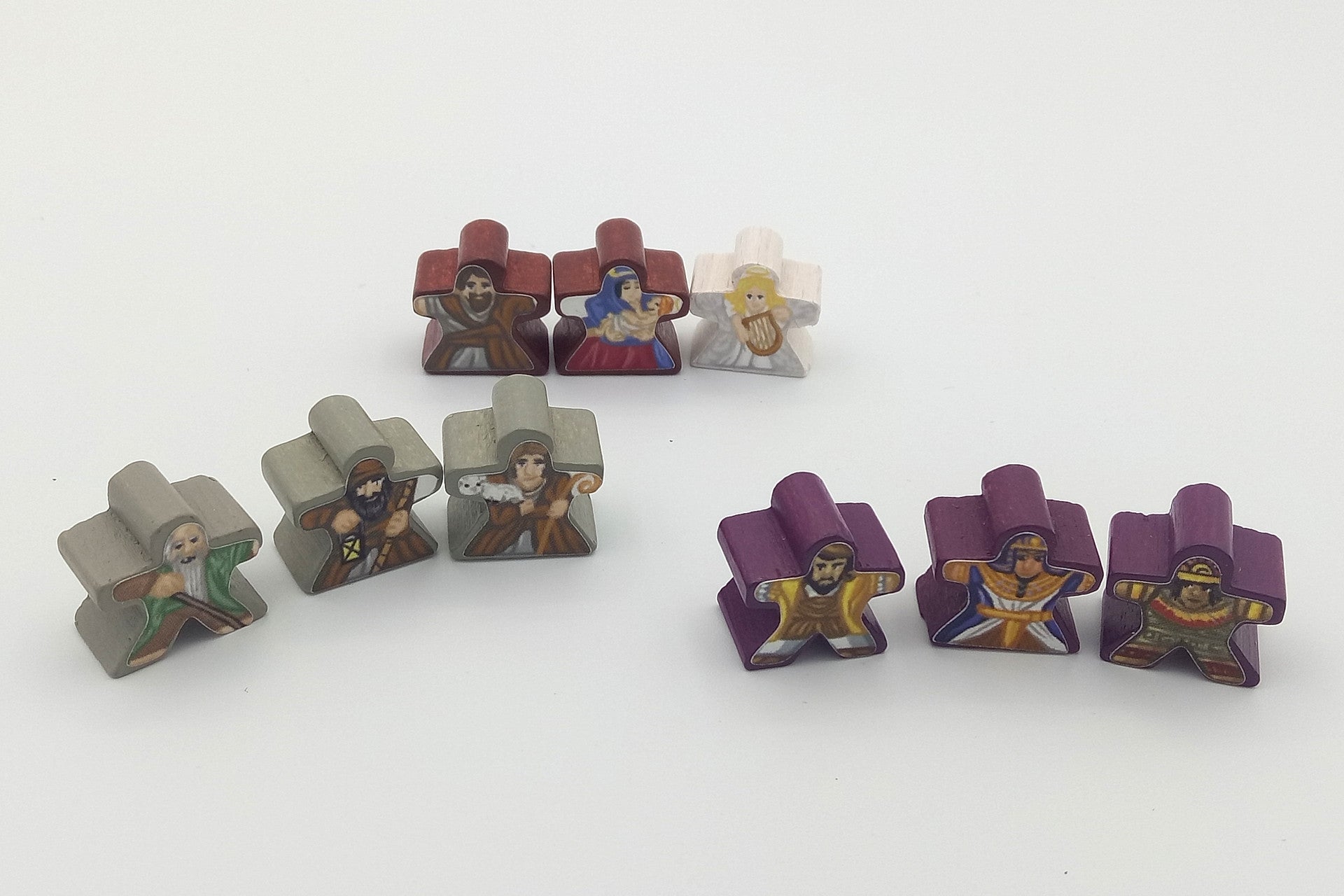 Krippe mit Meeples - Metalldose