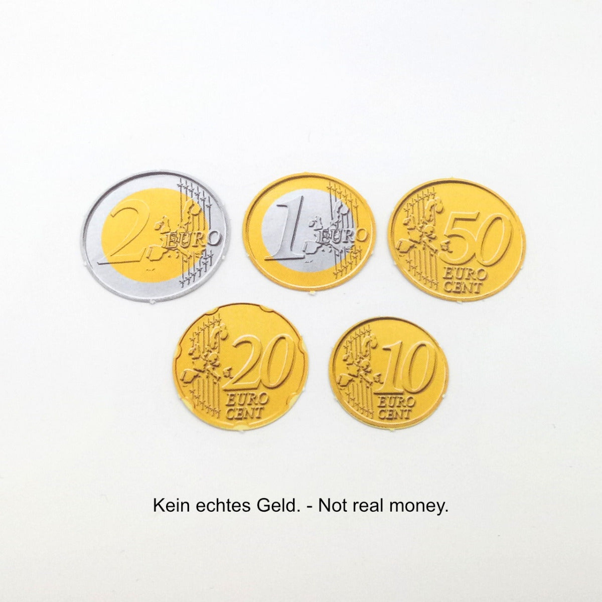 130 Sets Euromünzen aus Pappe - Startpreis 260 EUR