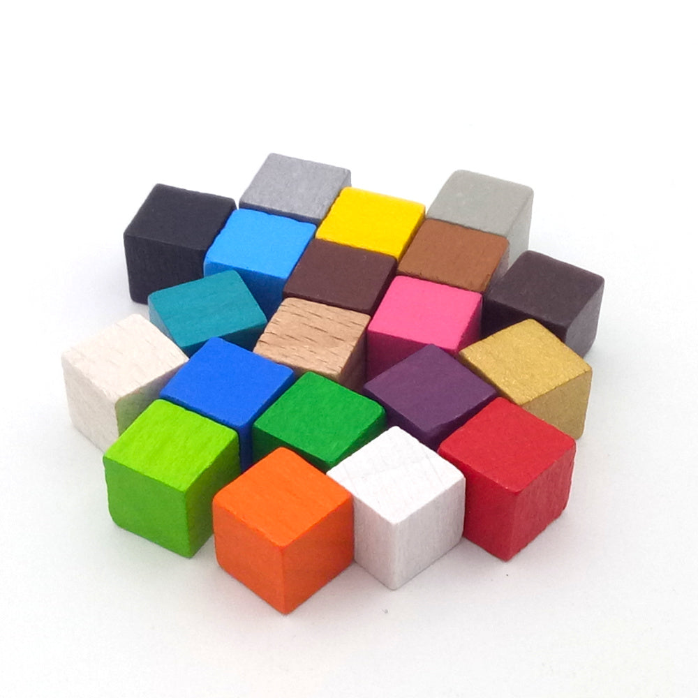 Wooden cubes 8 mm - from 1000 pieces