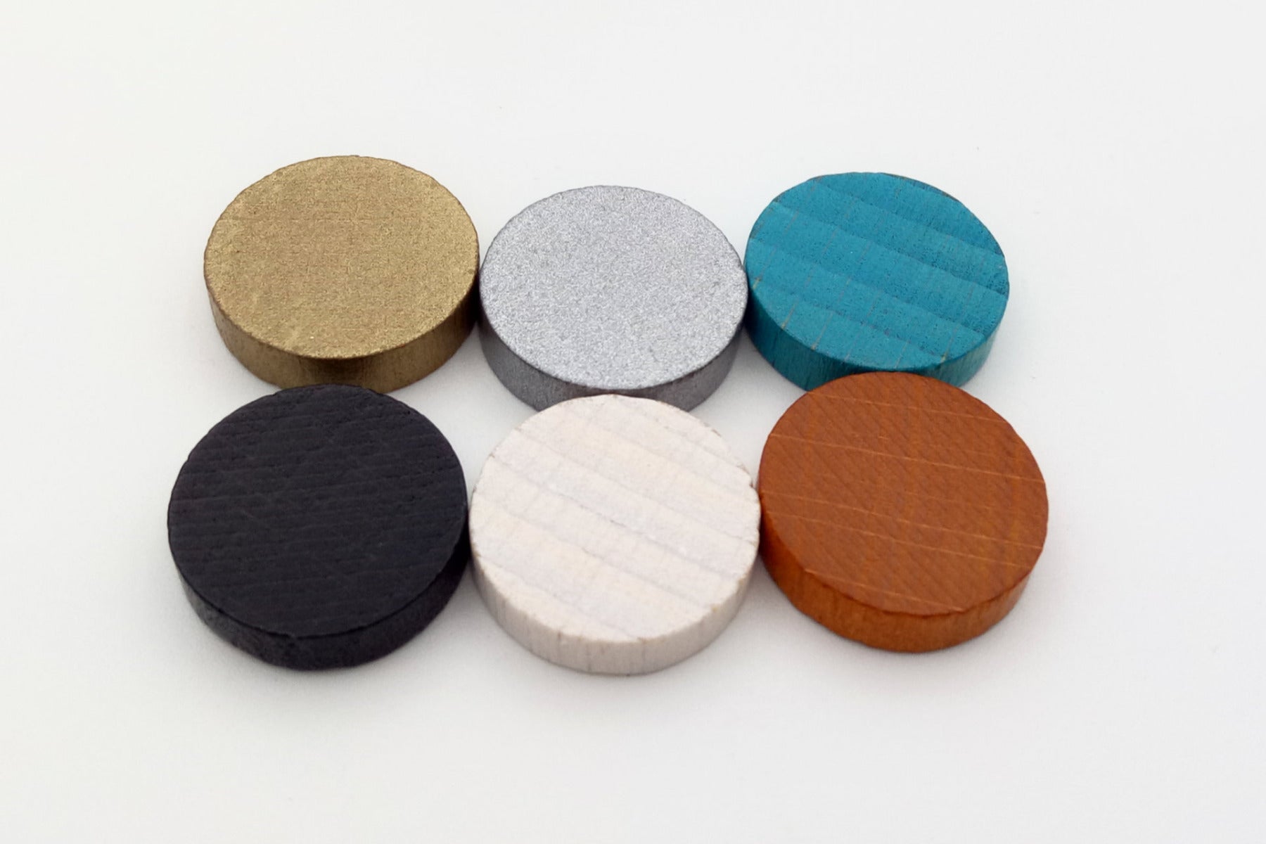 Wooden discs 16x4 mm purple - from 1.000 pieces