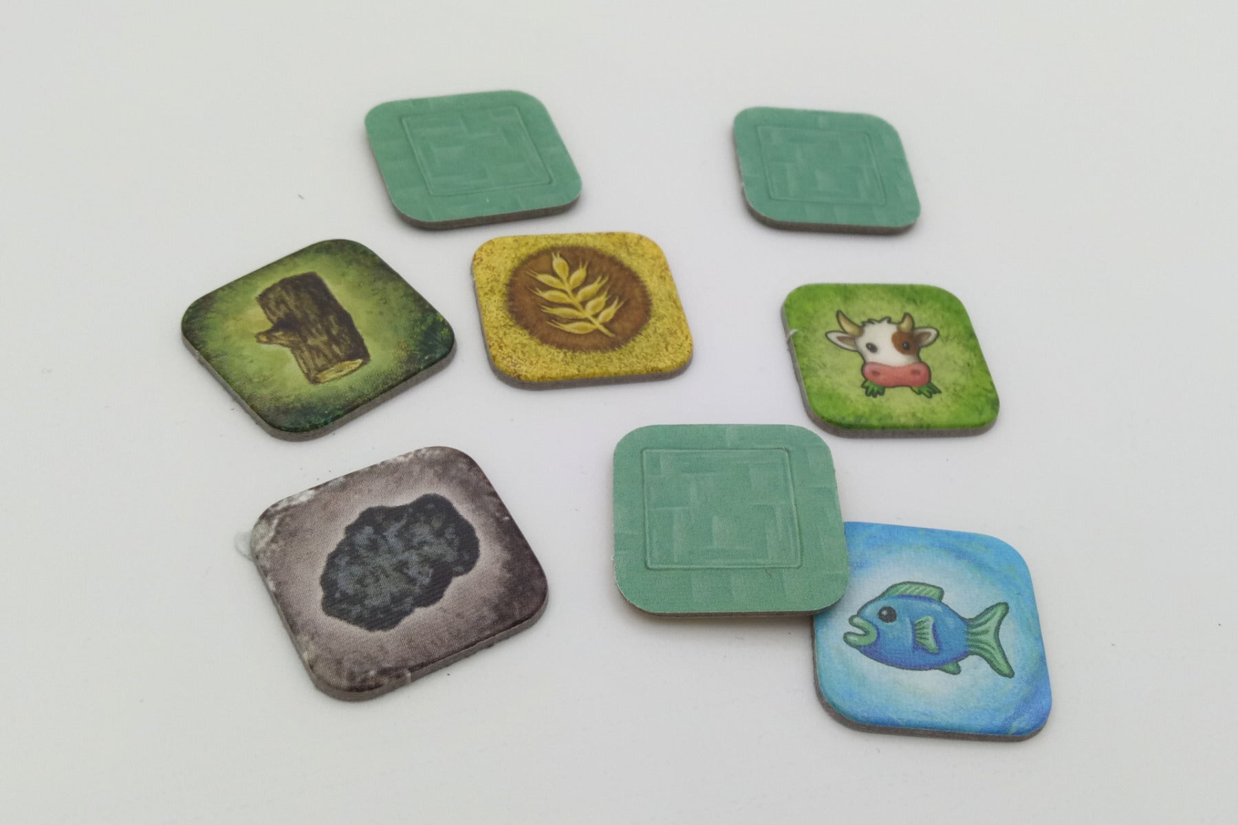 Square 22x22 mm with imprint- from 500 pieces