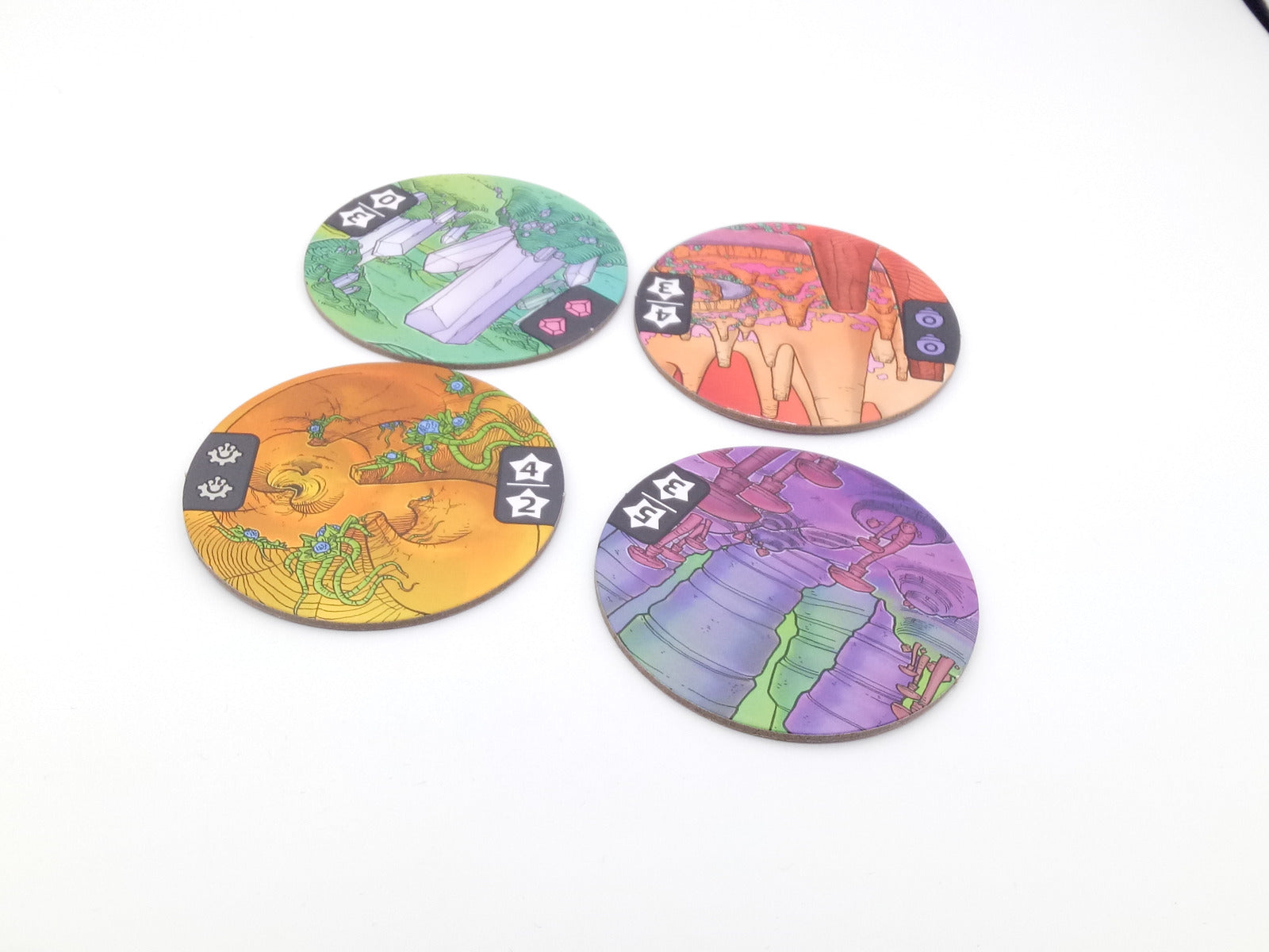 Planets, worlds from the game Cryo