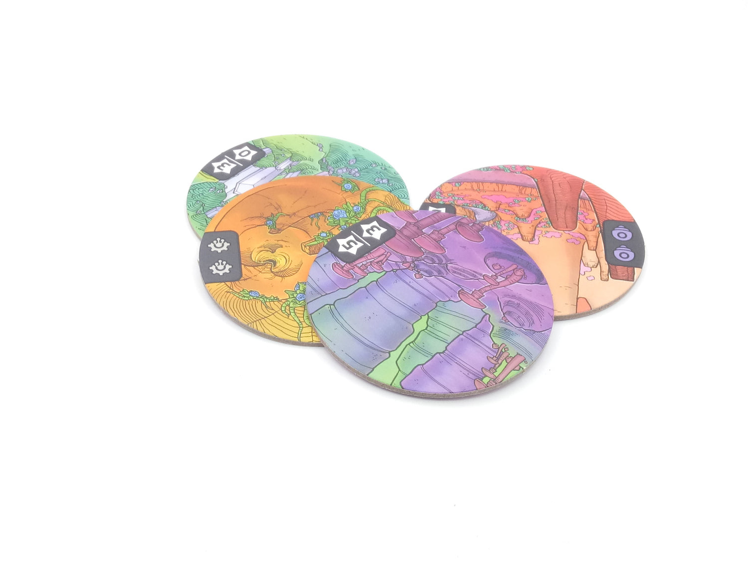 Planeten, Welten aus dem Spiel Cryo