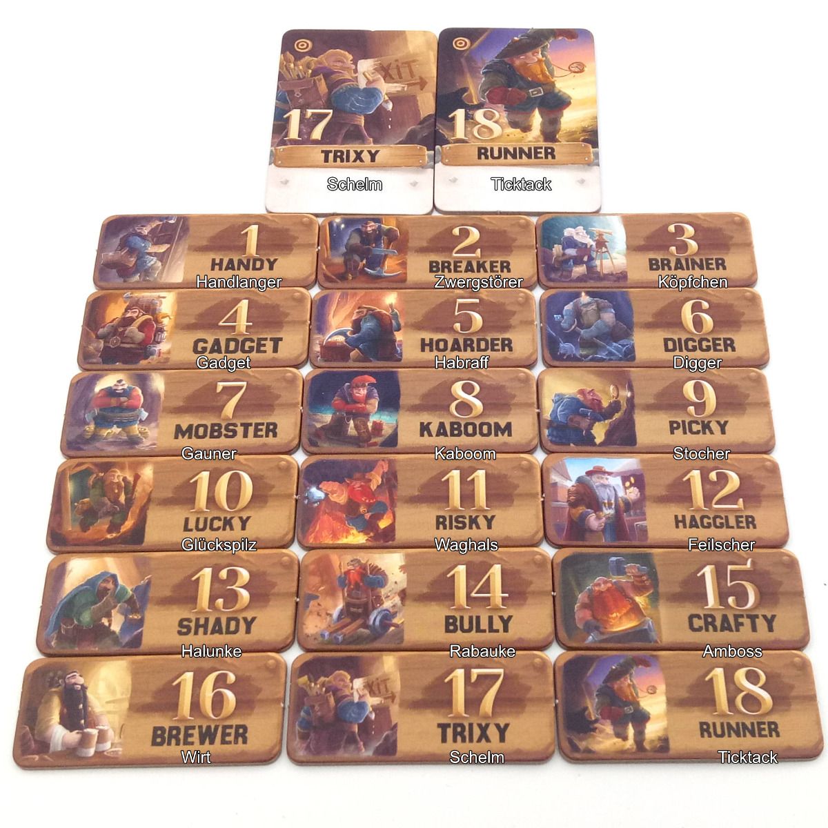 Set Charakterkarten