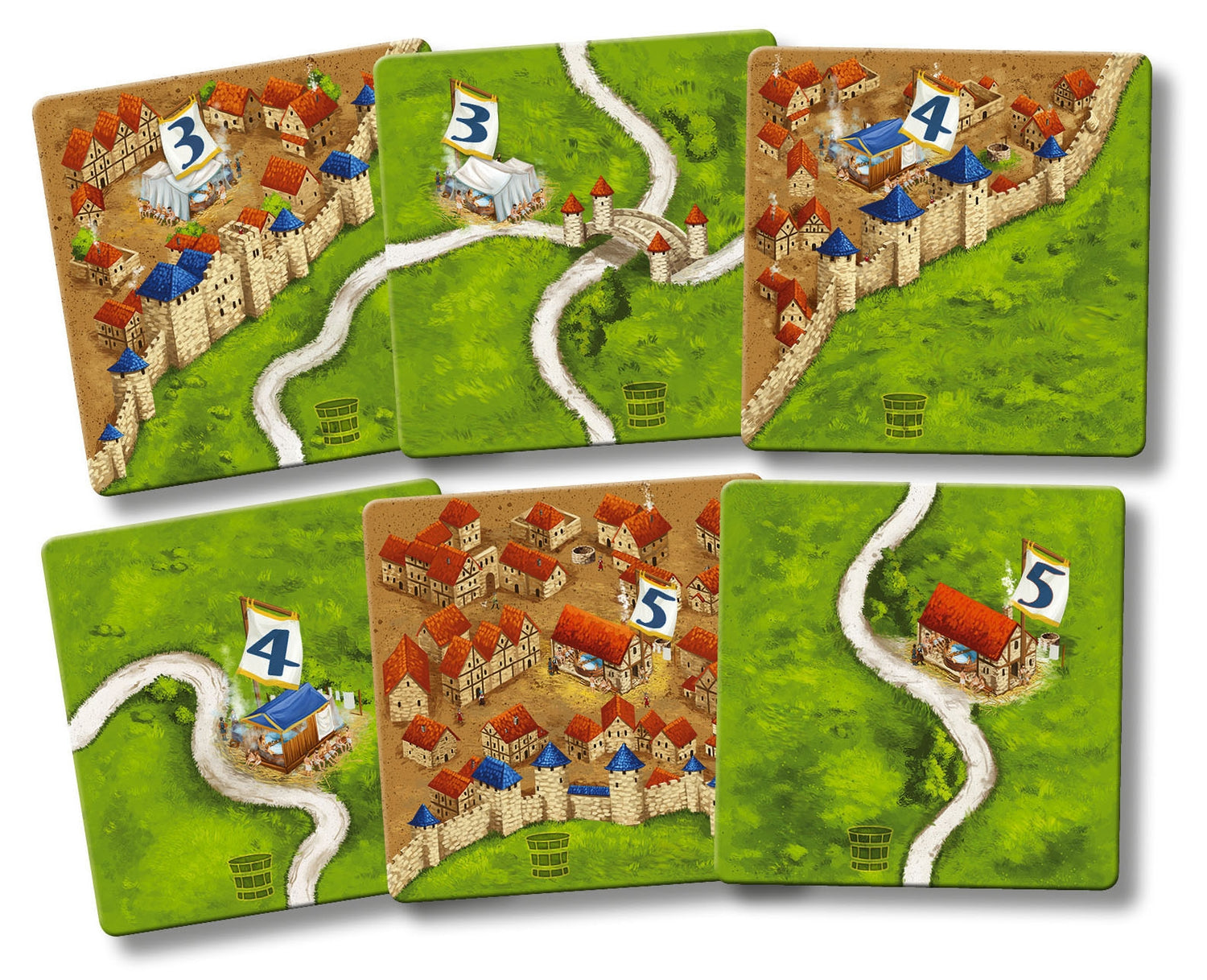 Carcassonne Mini-Erweiterung - Die Bader (DEU/ENG)