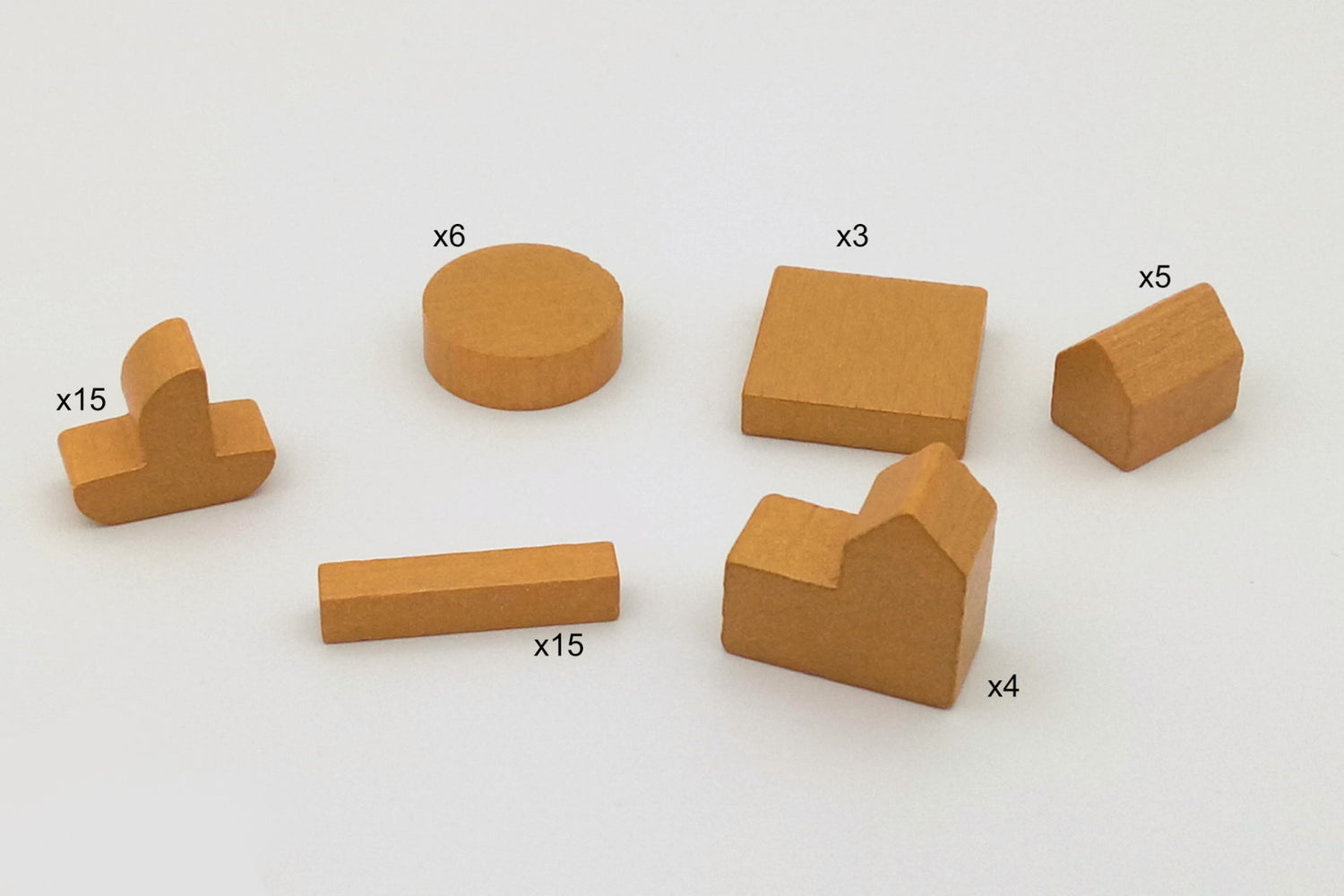 Die Siedler - kompletter Satz - Sonderfarbe Gold !!!