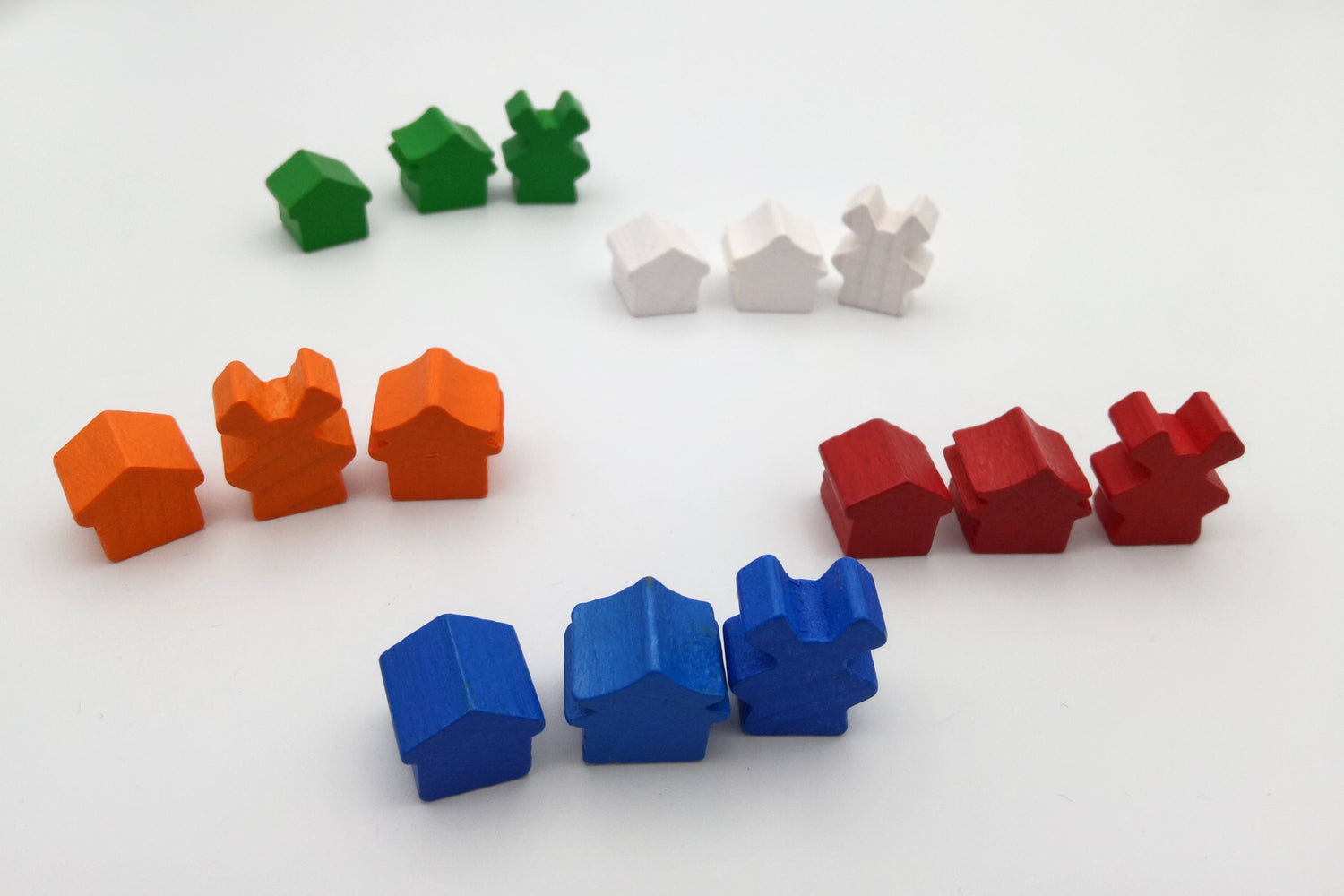 Siedler - kompletter Satz für Grundversion (Alternativsteine)