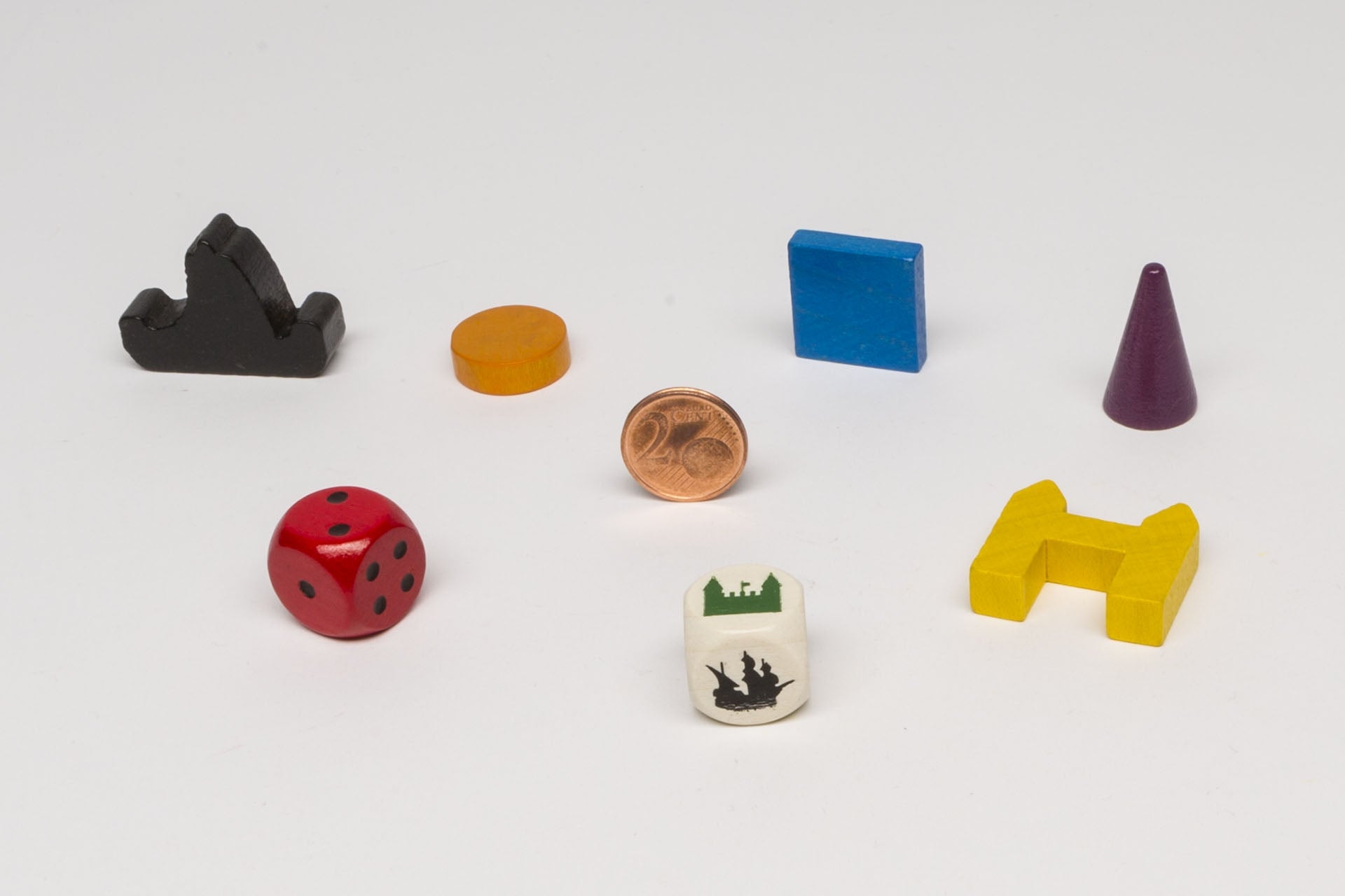 Wooden parts for Settlers expansion "Cities and Knights"
