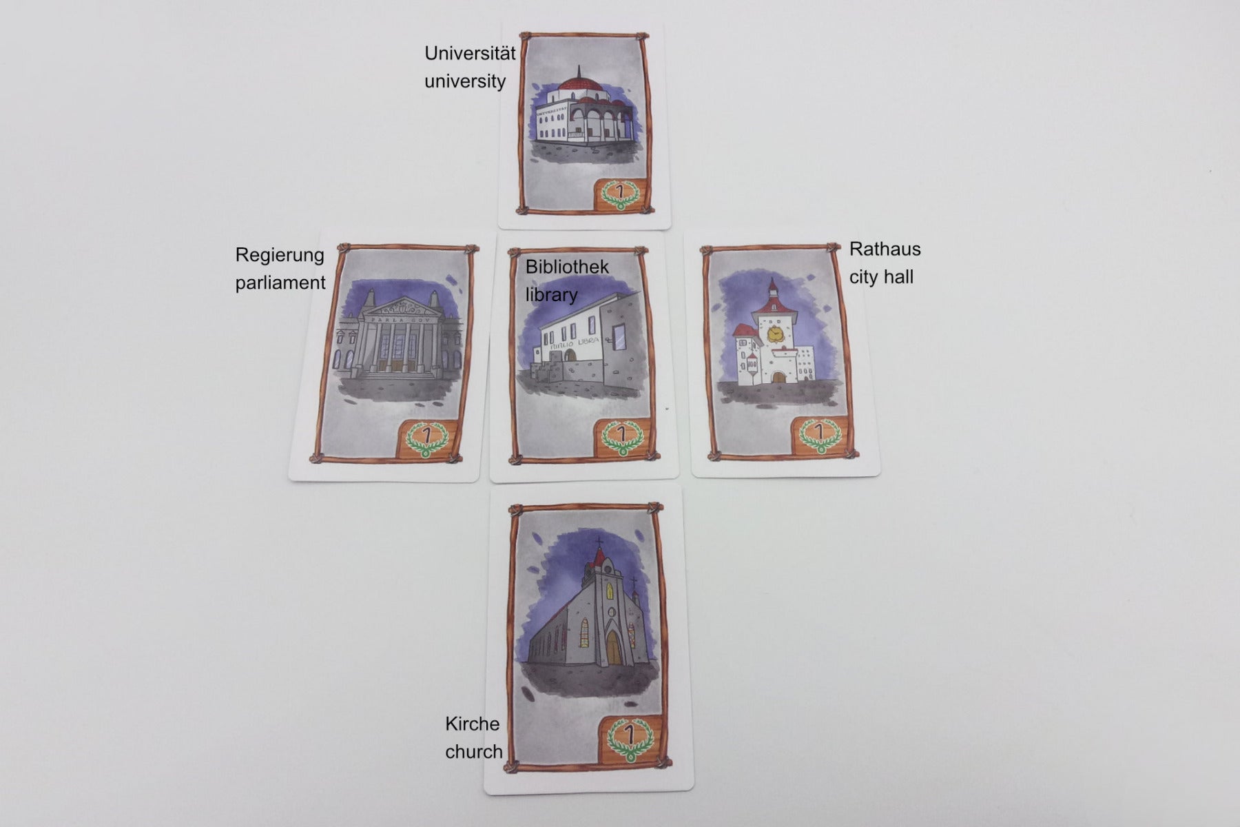 Set Siegpunkt-, Wertkarten (passend auch für Siedler)
