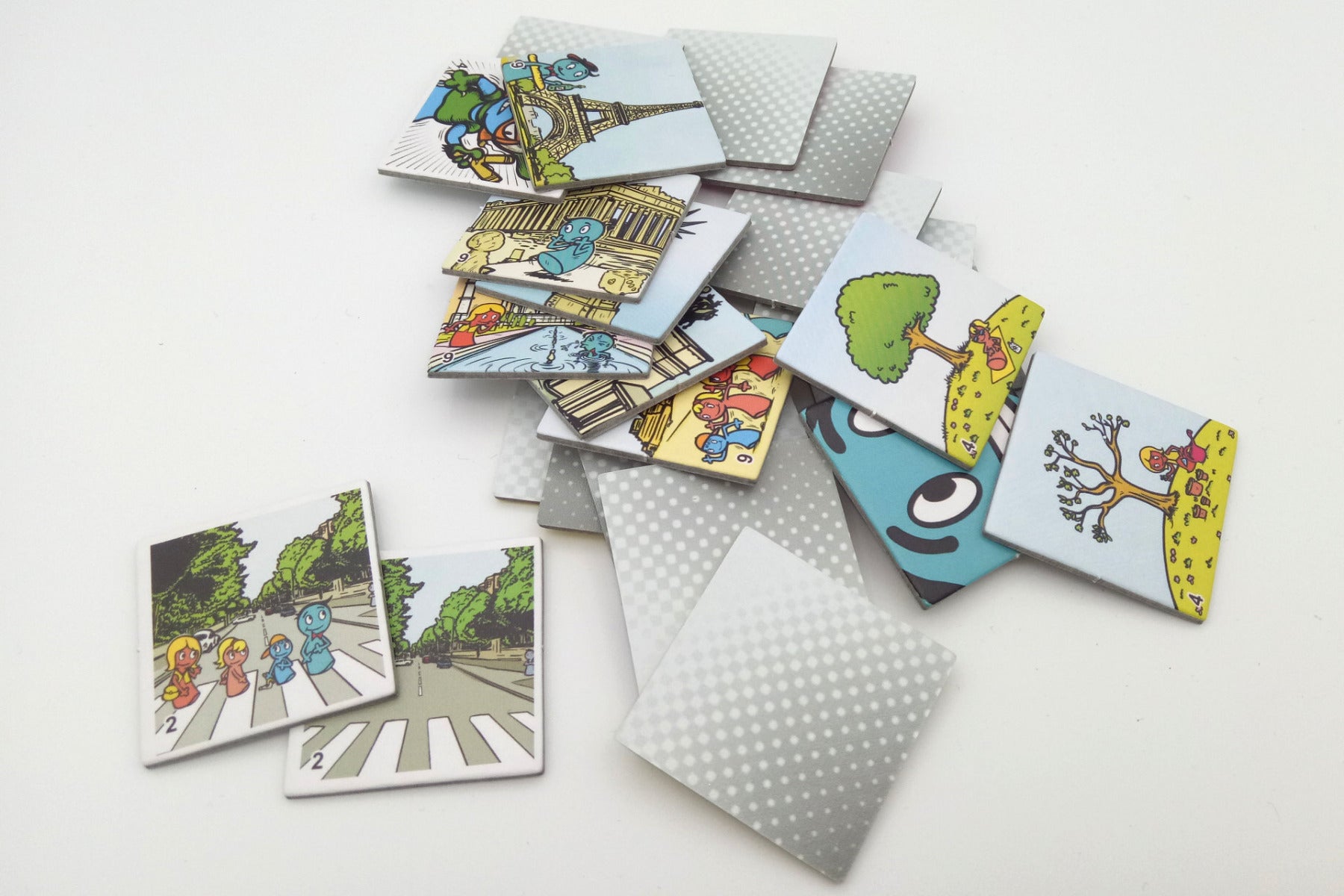 Ja, wo sind sie denn? - Gedächtnisspiel