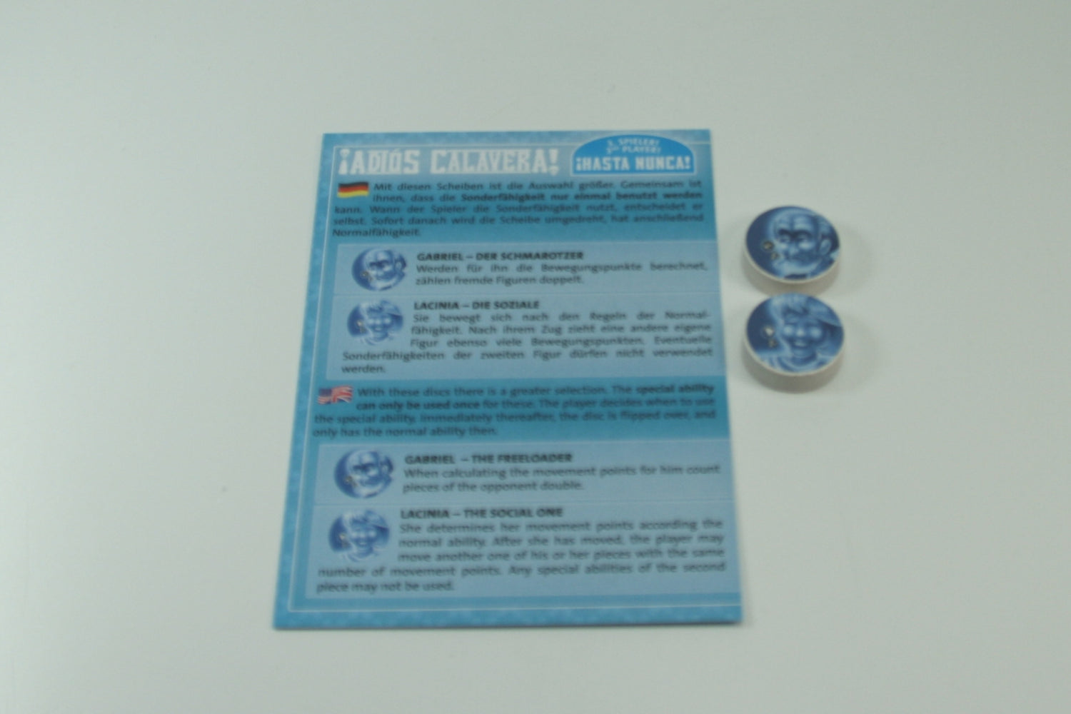 ¡Adiós Calavera! - Erweiterung 1 ¡Hasta Nunca! für 3. Spieler