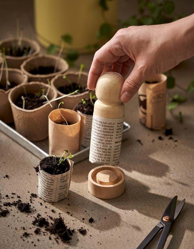 Paper pot press - The Garden Pawn