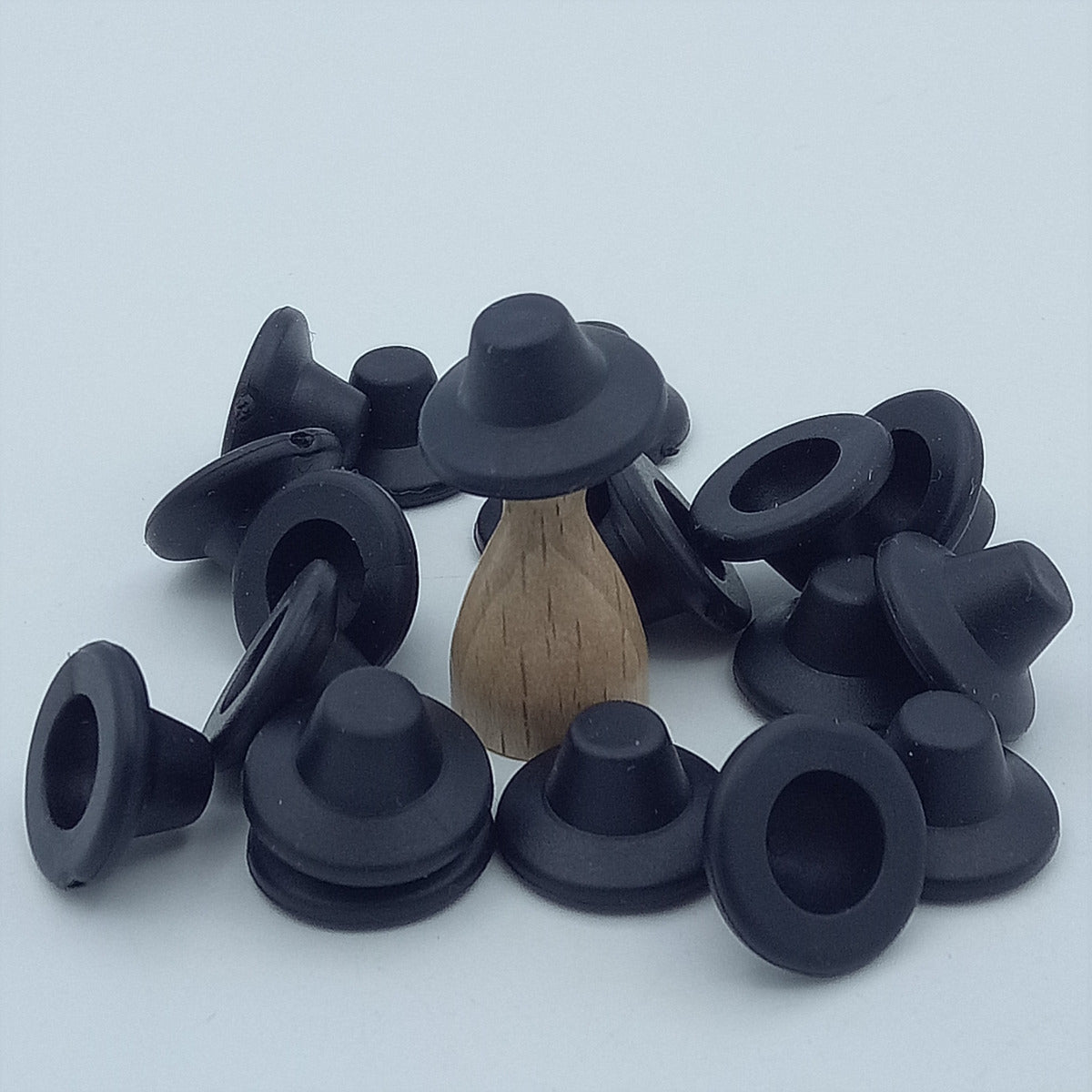 Rubber western hats