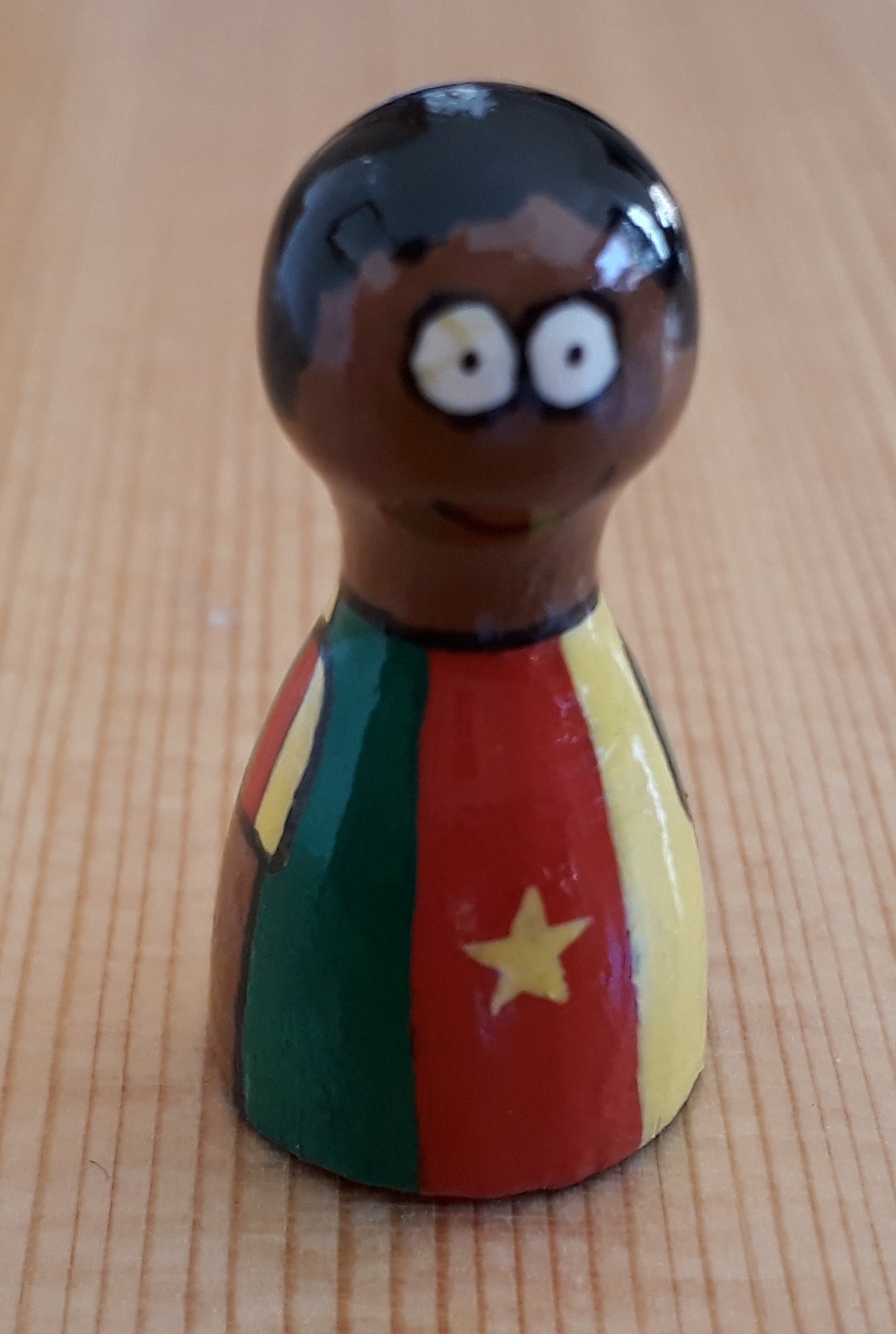 Handbemalte Pöppel - Kameruner