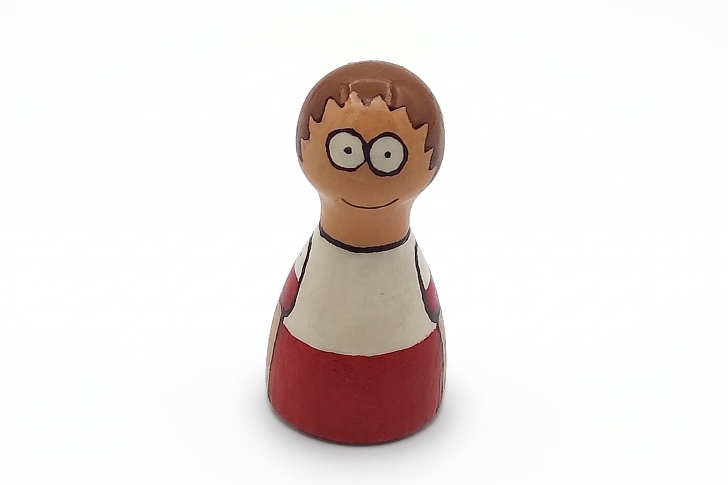 Handpainted pawns - Polish guy