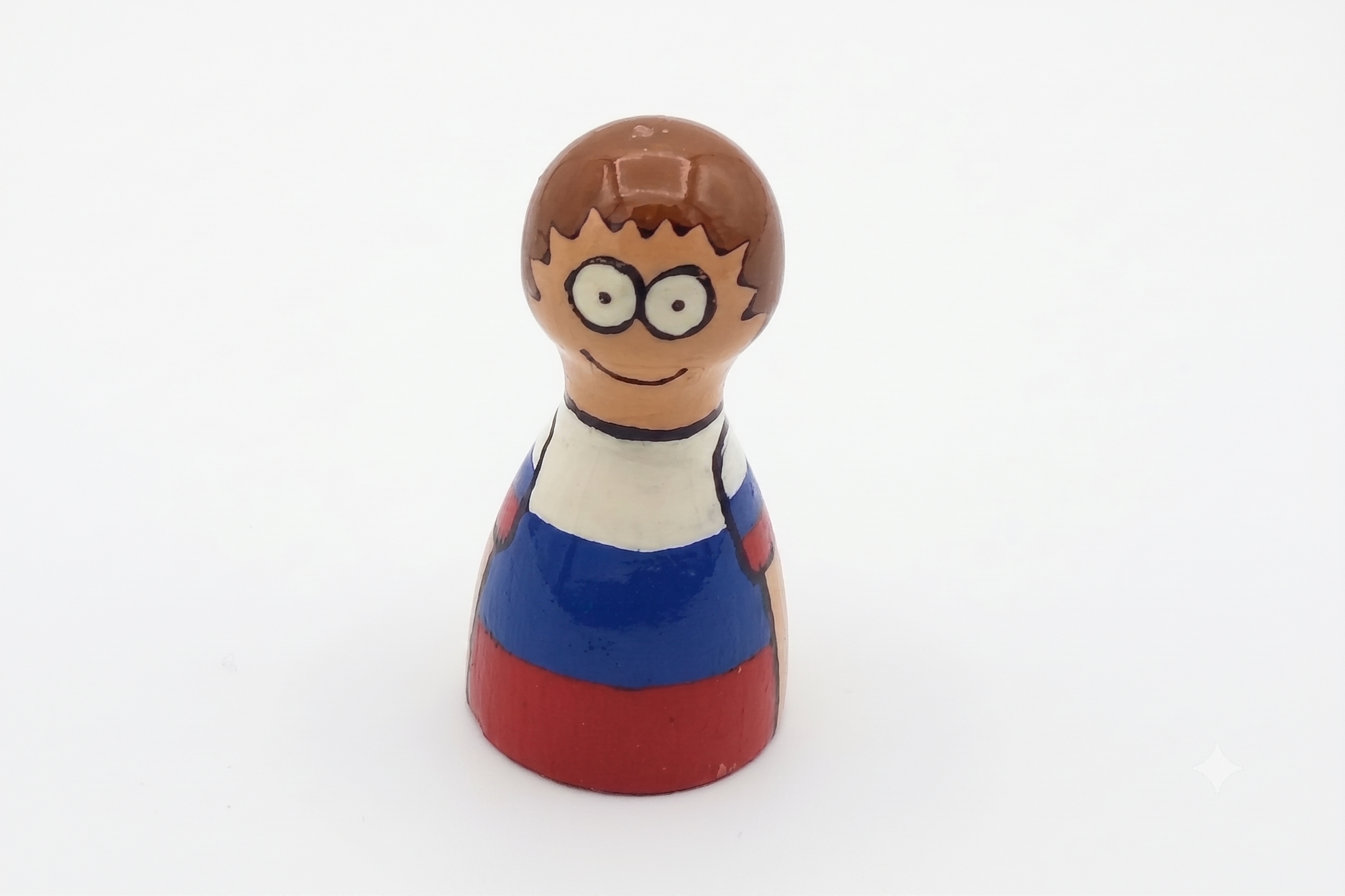 Handpainted pawns - Russian