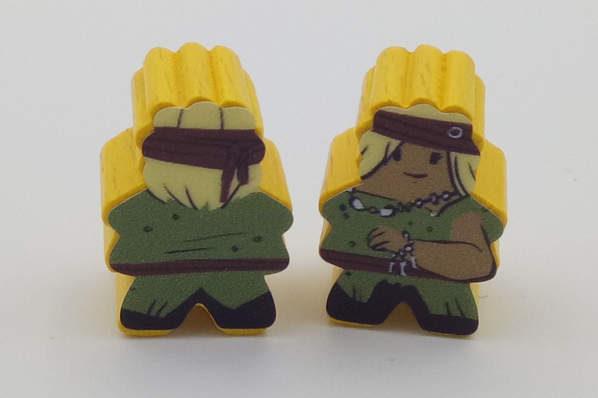Labels for wooden pieces Stone Age expansion