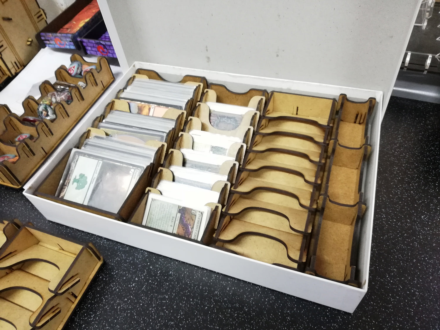 Einsätze für Spielschachteln - Holz - Modul Spielkarten