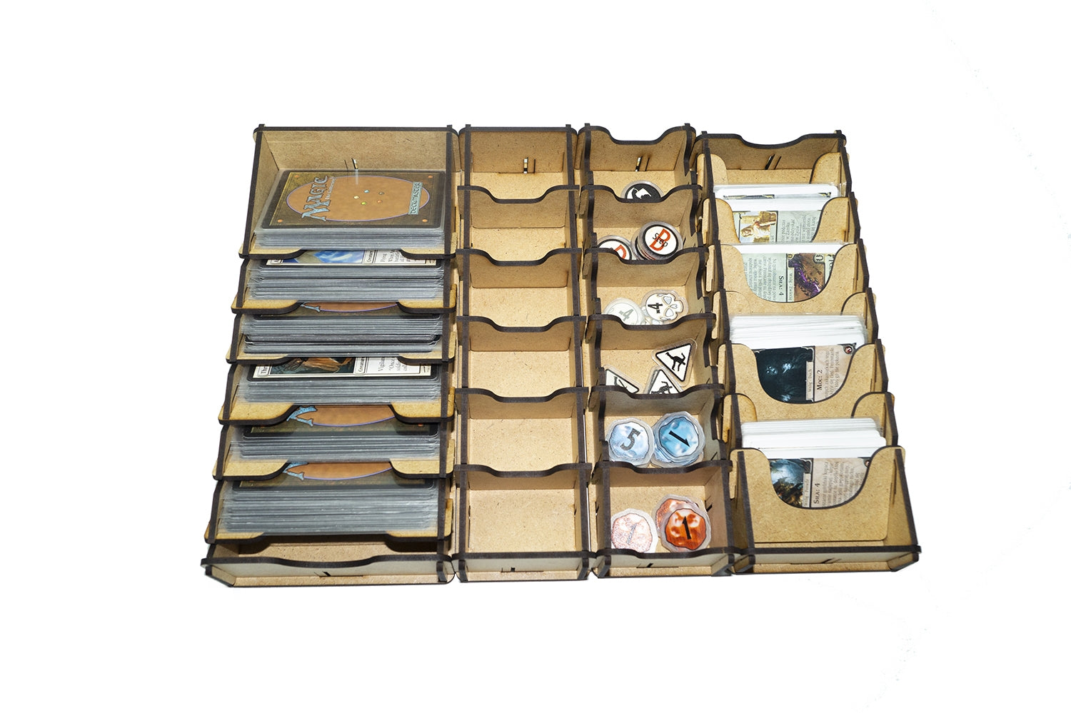 Einsätze für Spielschachteln - Holz - Modul Counter