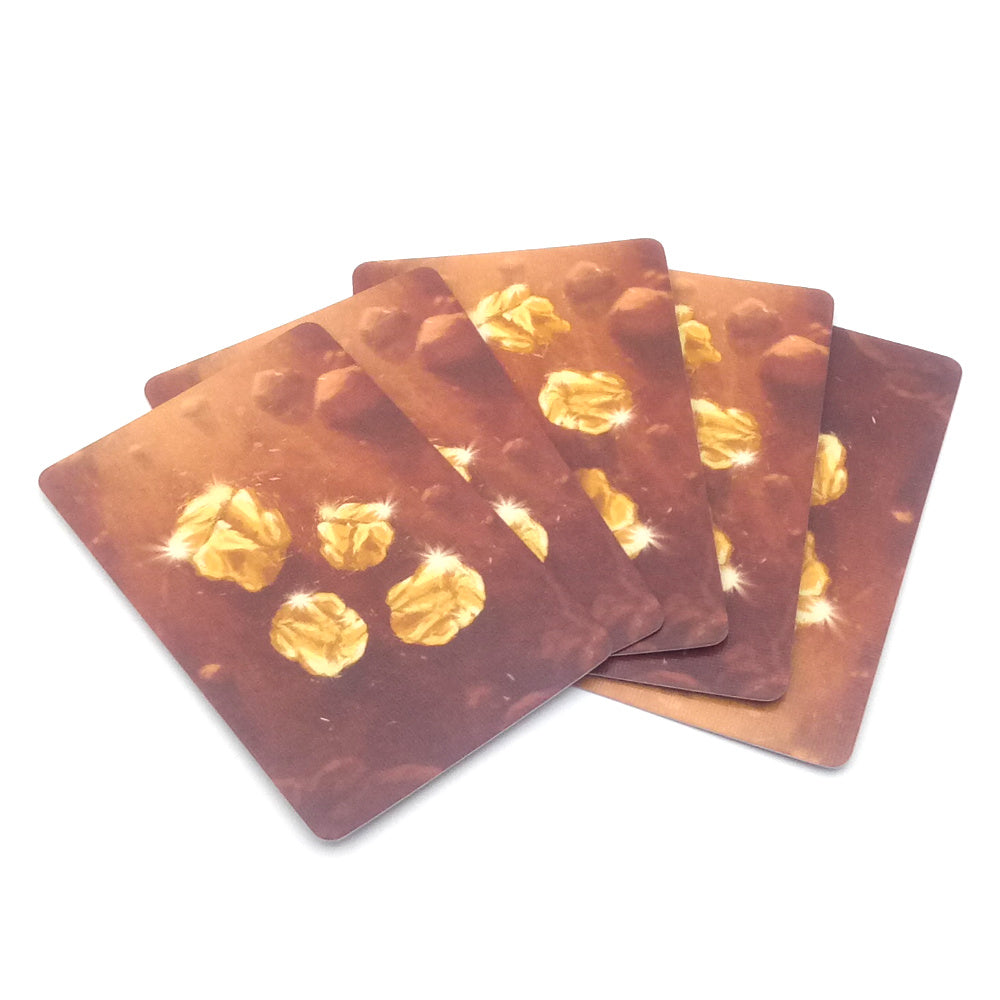 Set Spielkarten Goldnuggets - 25 Karten