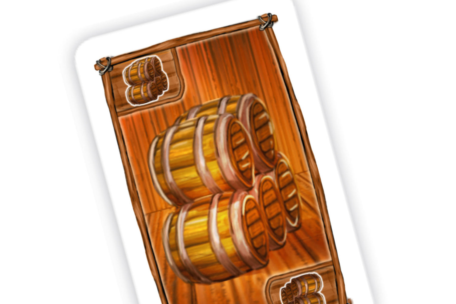 cards goods - barrels