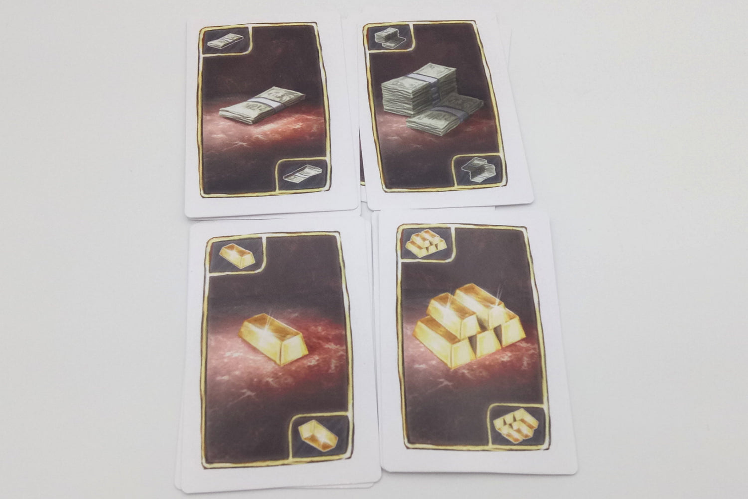 Karten Waren - viel Geld