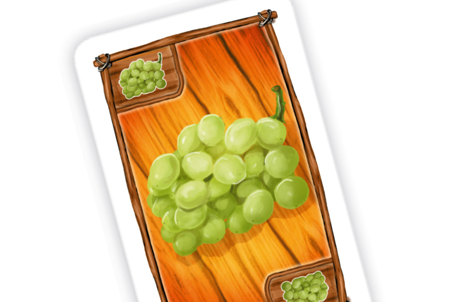 cards goods - grapes