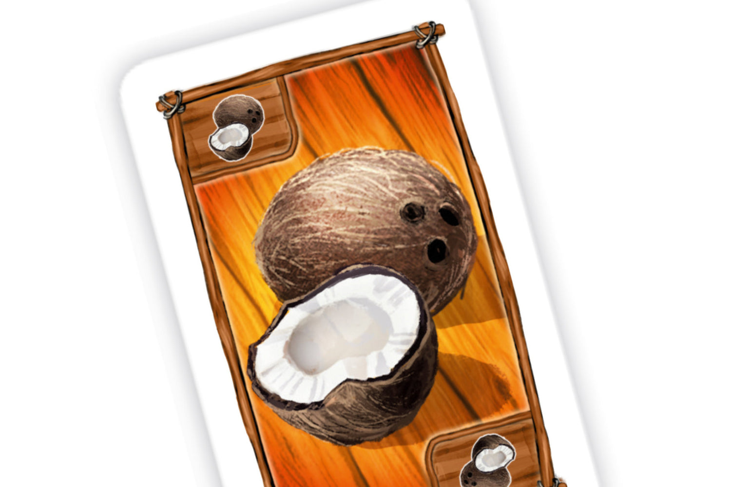 Karten Waren - Kokosnuss