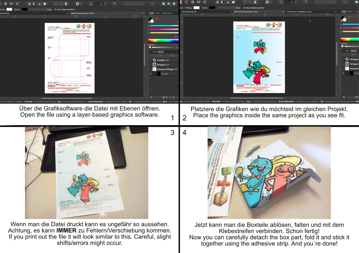 Foldable box - for smaller cards