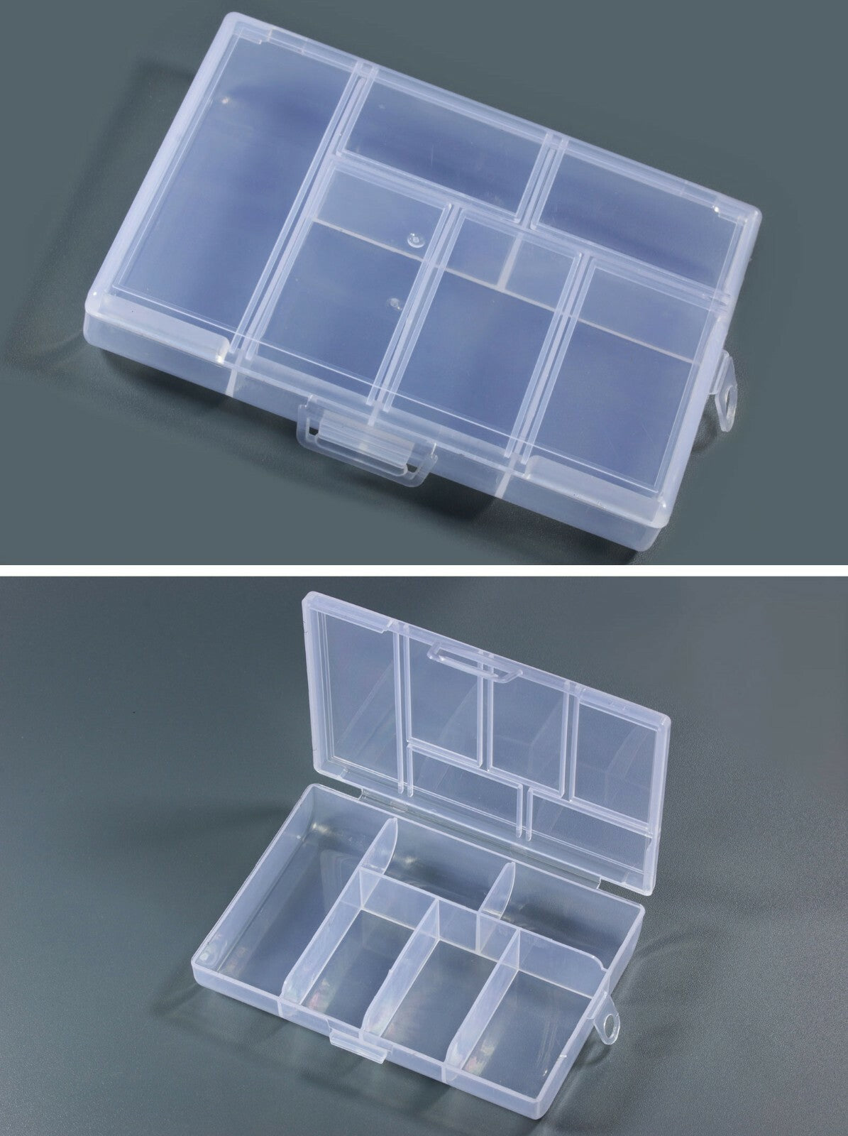 Storage for game pieces 6 compartments
