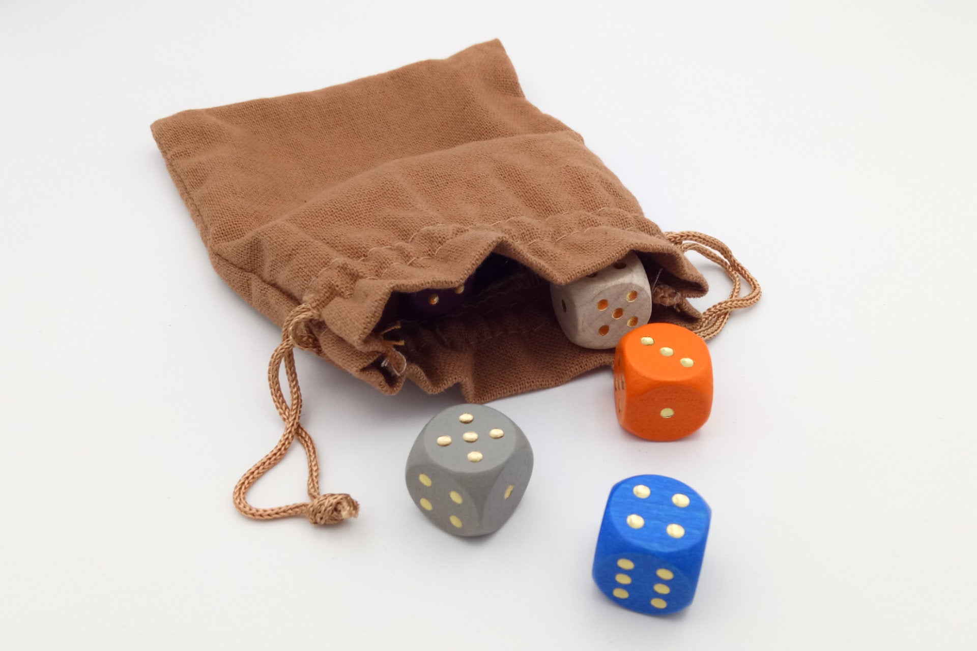 Baumwollbeutel braun