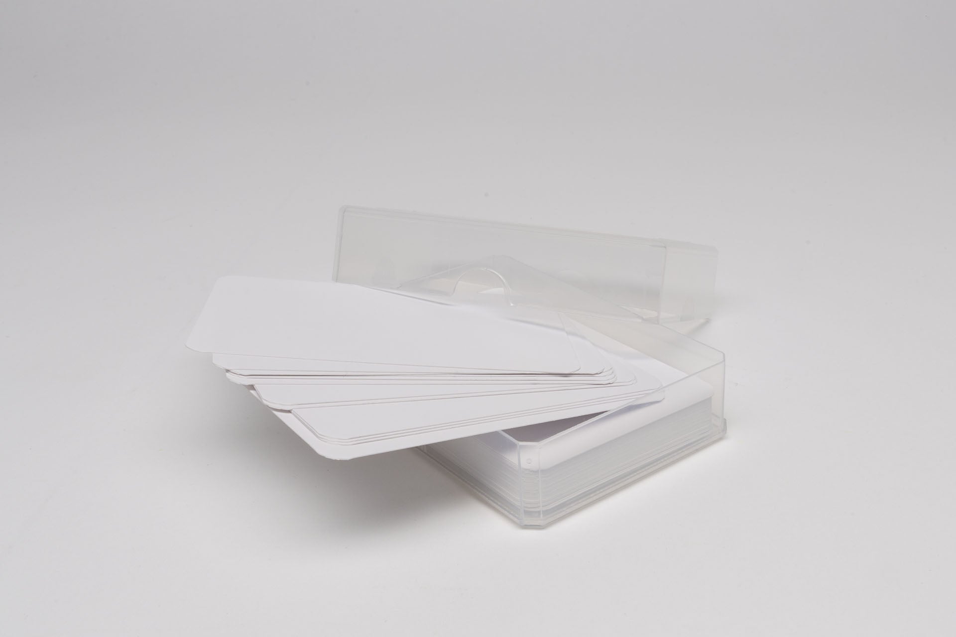 Plastic box for playing cards (standard size)