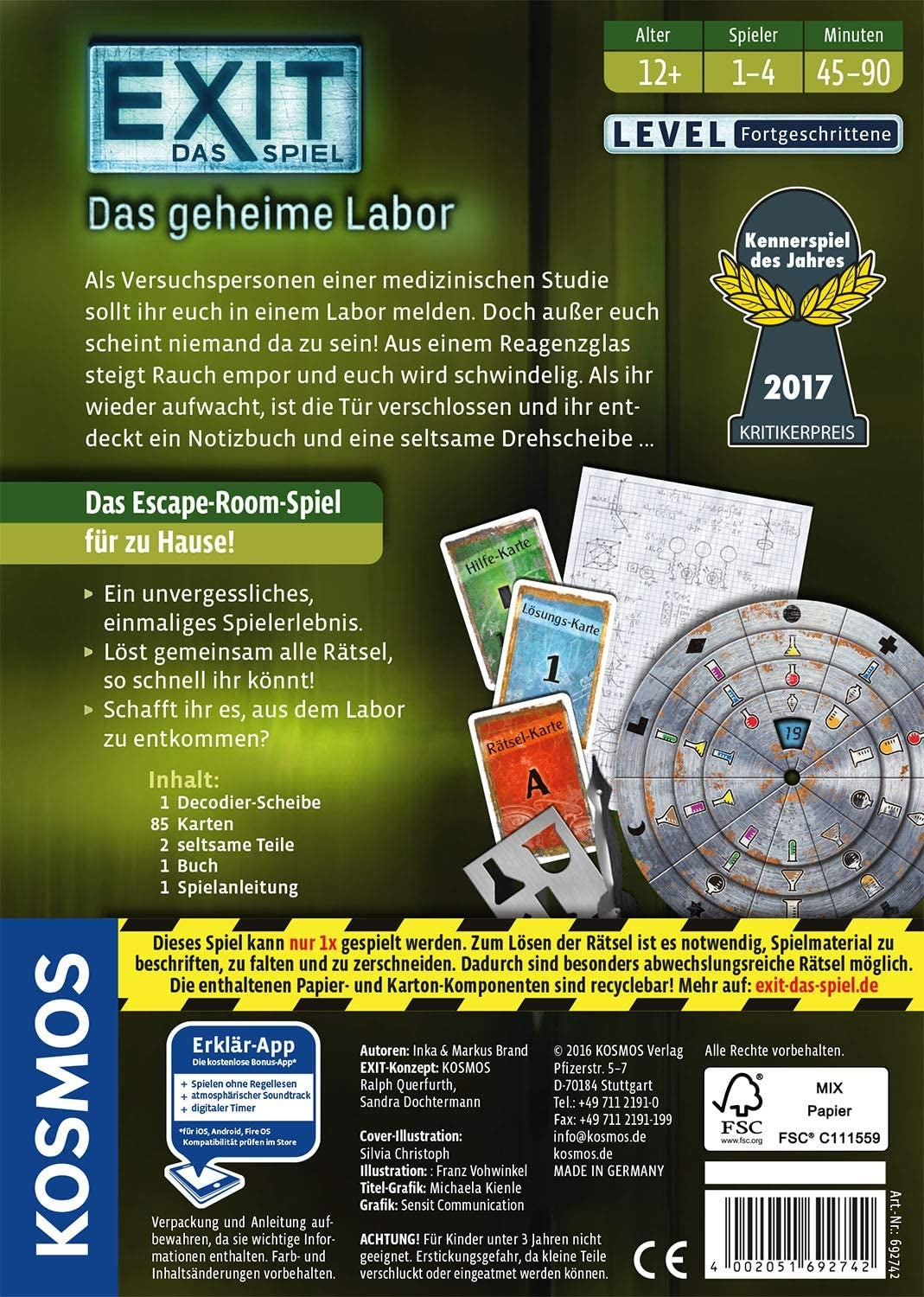 EXIT - Das geheime Labor (GER)