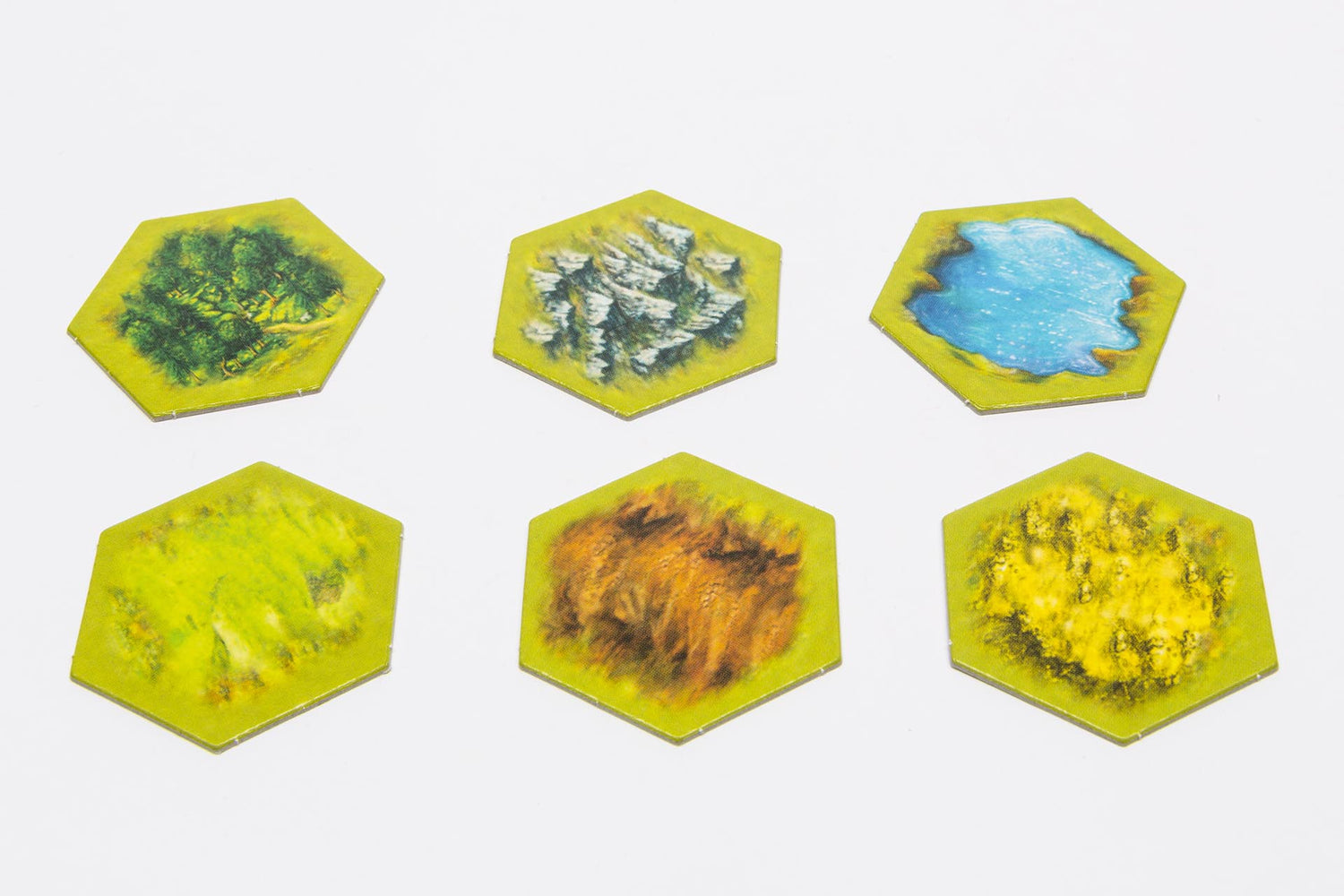 landscape counters hexagonal
