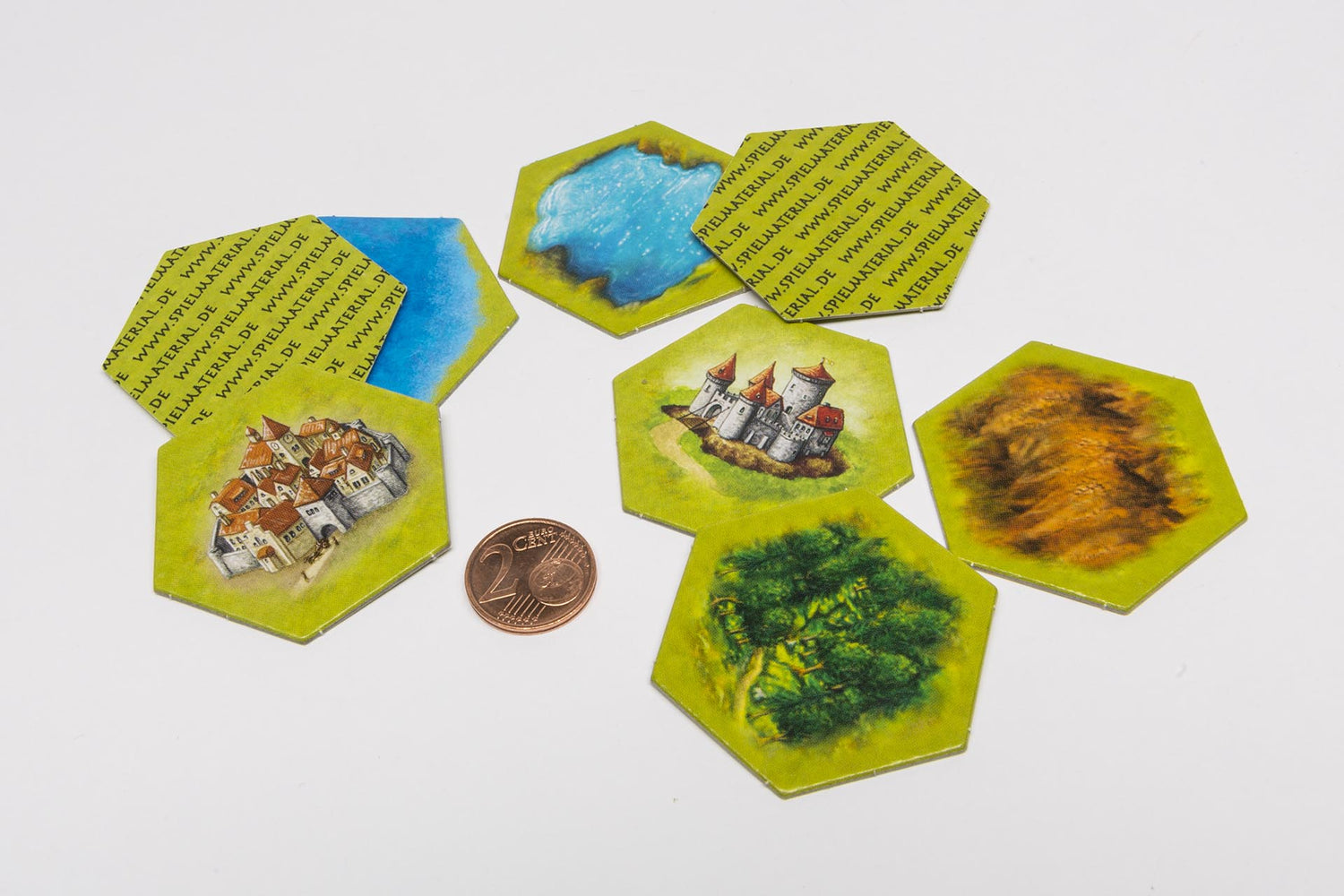 landscape counters hexagonal