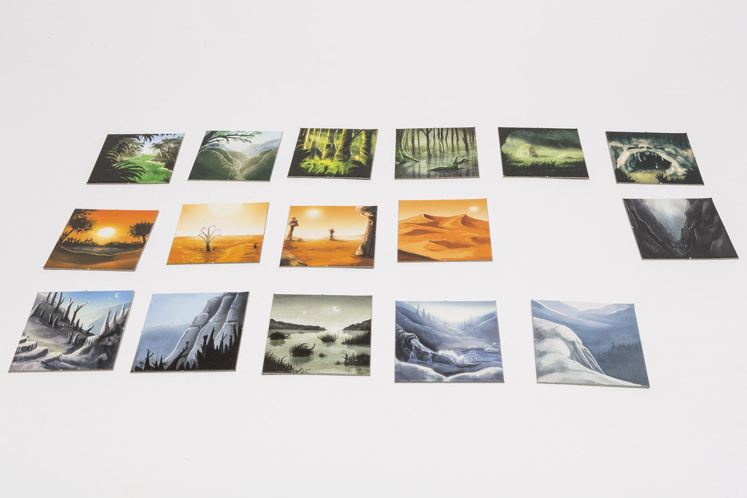 Mystische Landschaftsfelder