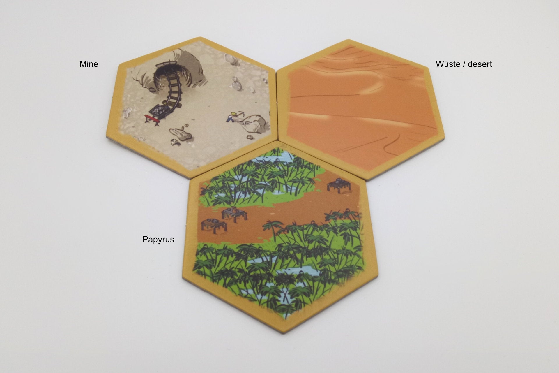 landscape counters hexagonal