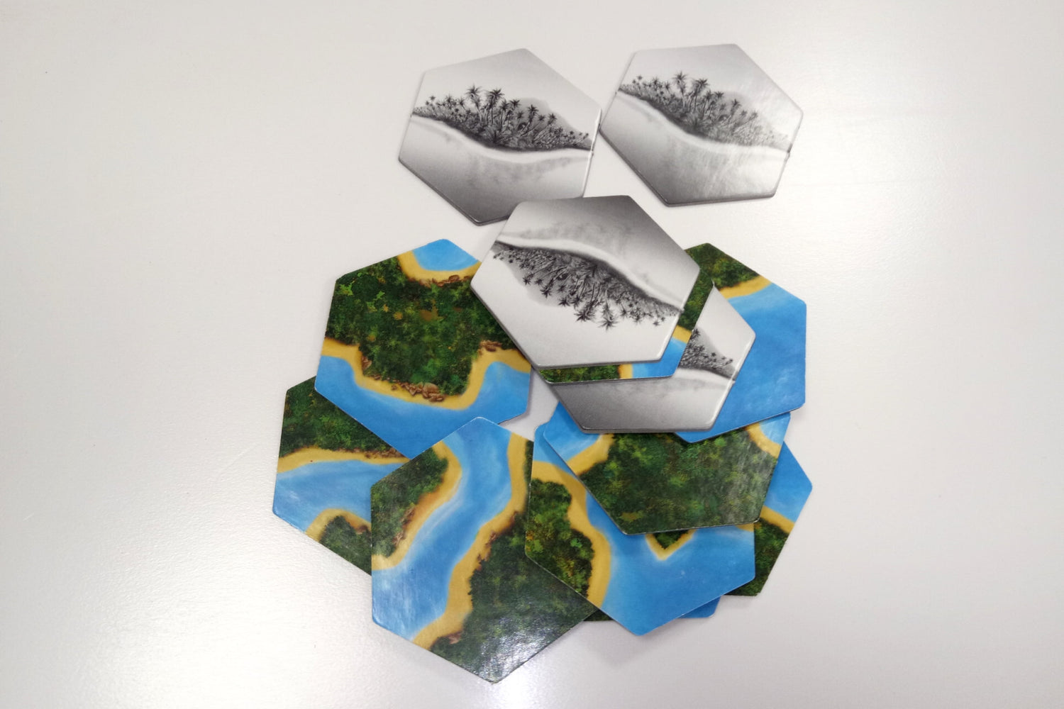 landscape counters hexagonal Amazonas