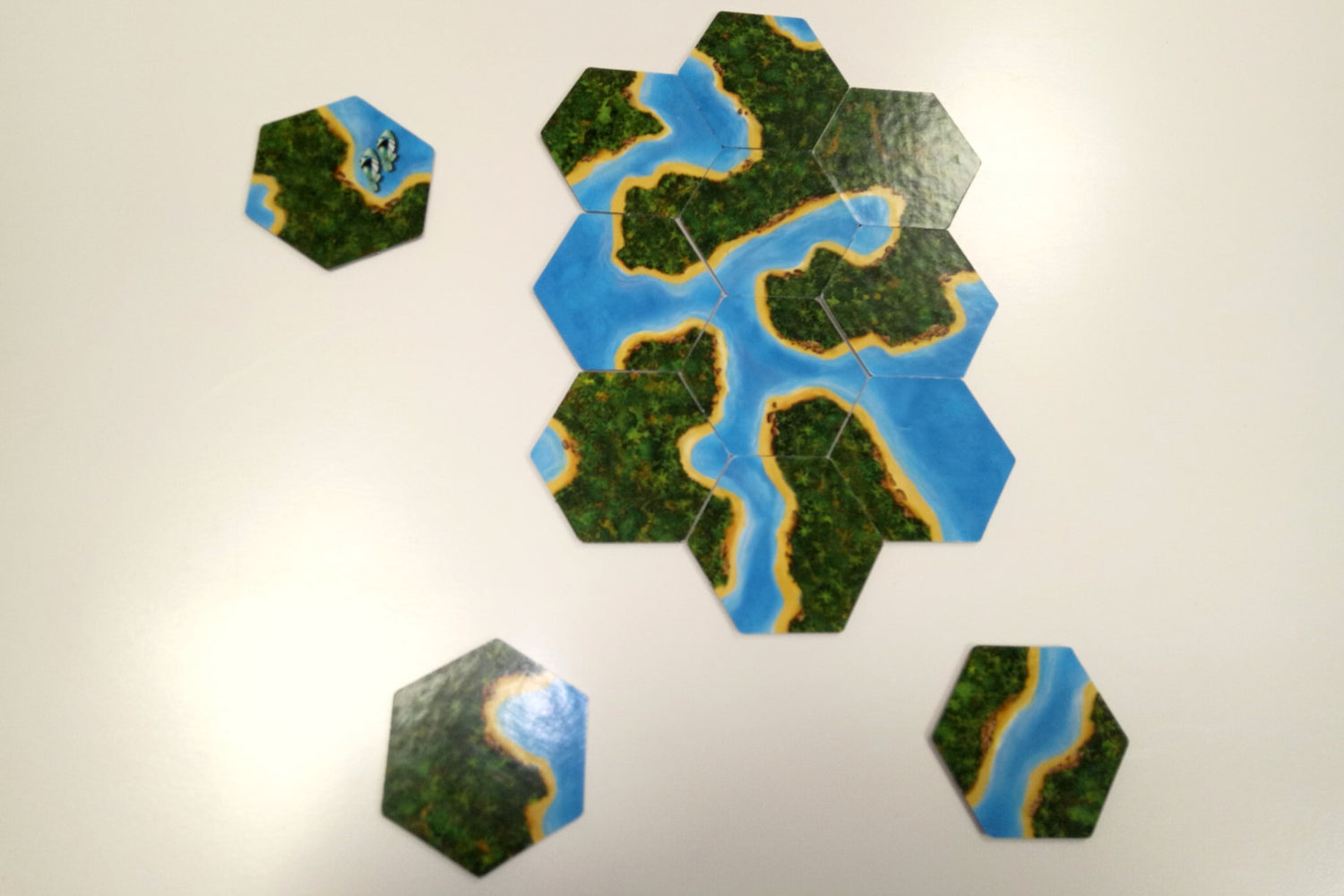 landscape counters hexagonal Amazonas