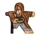 Beggar - Label for Meeples